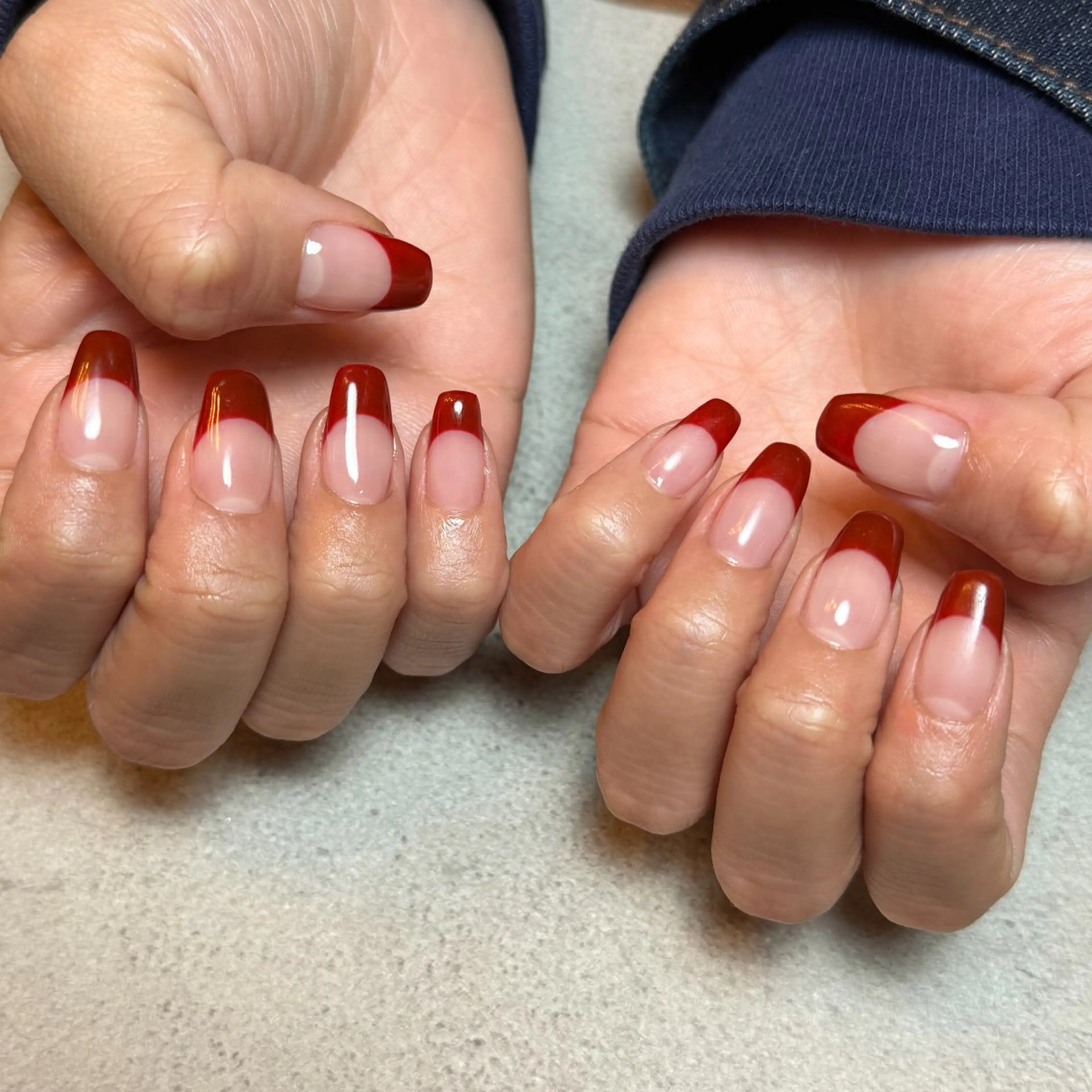 ネイル フレンチネイル 自由が丘サロン AYAME💅のネイルデザイン