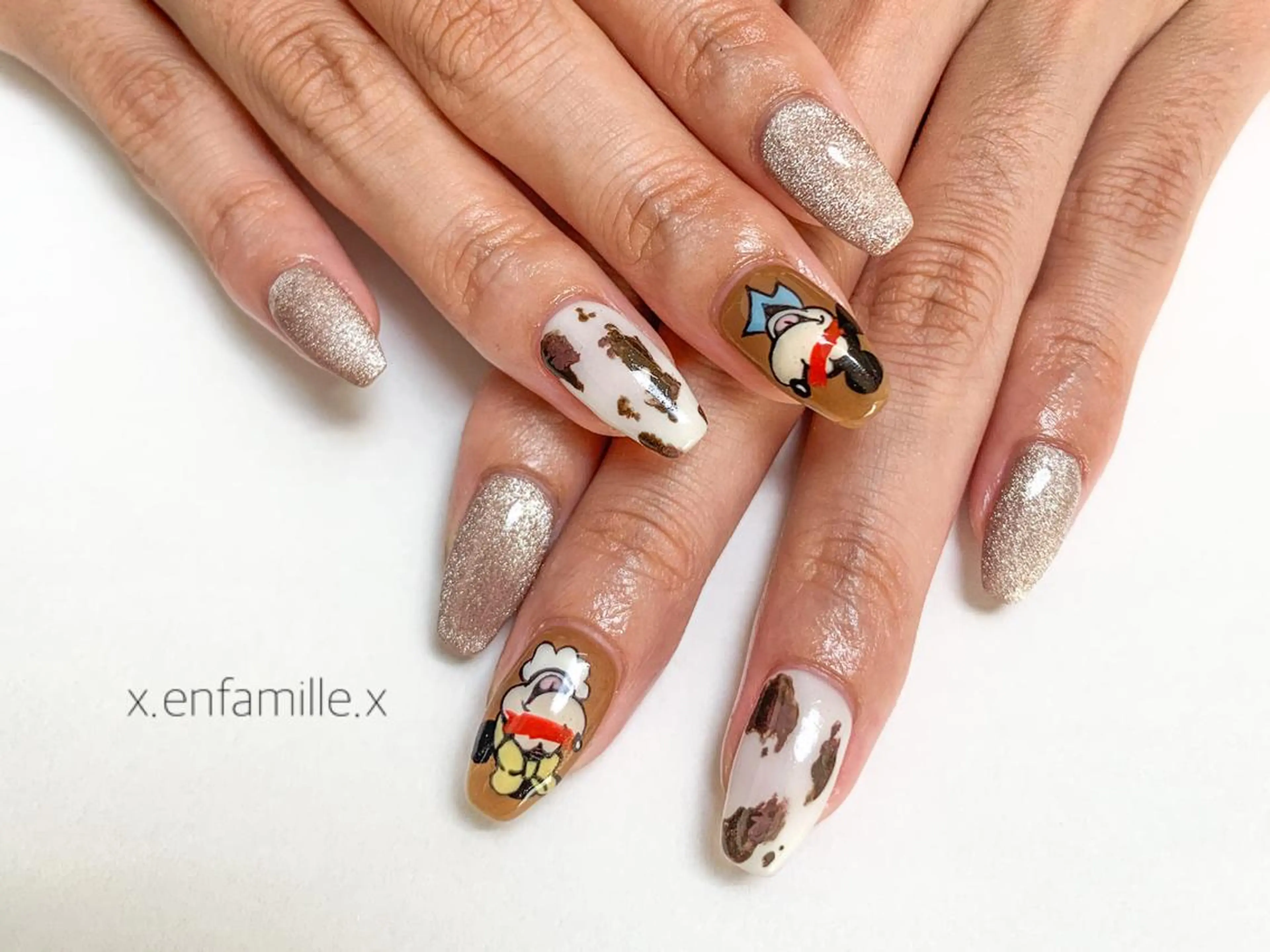 ネイル アートネイル ハンドネイル nail salon en familleのネイルデザイン