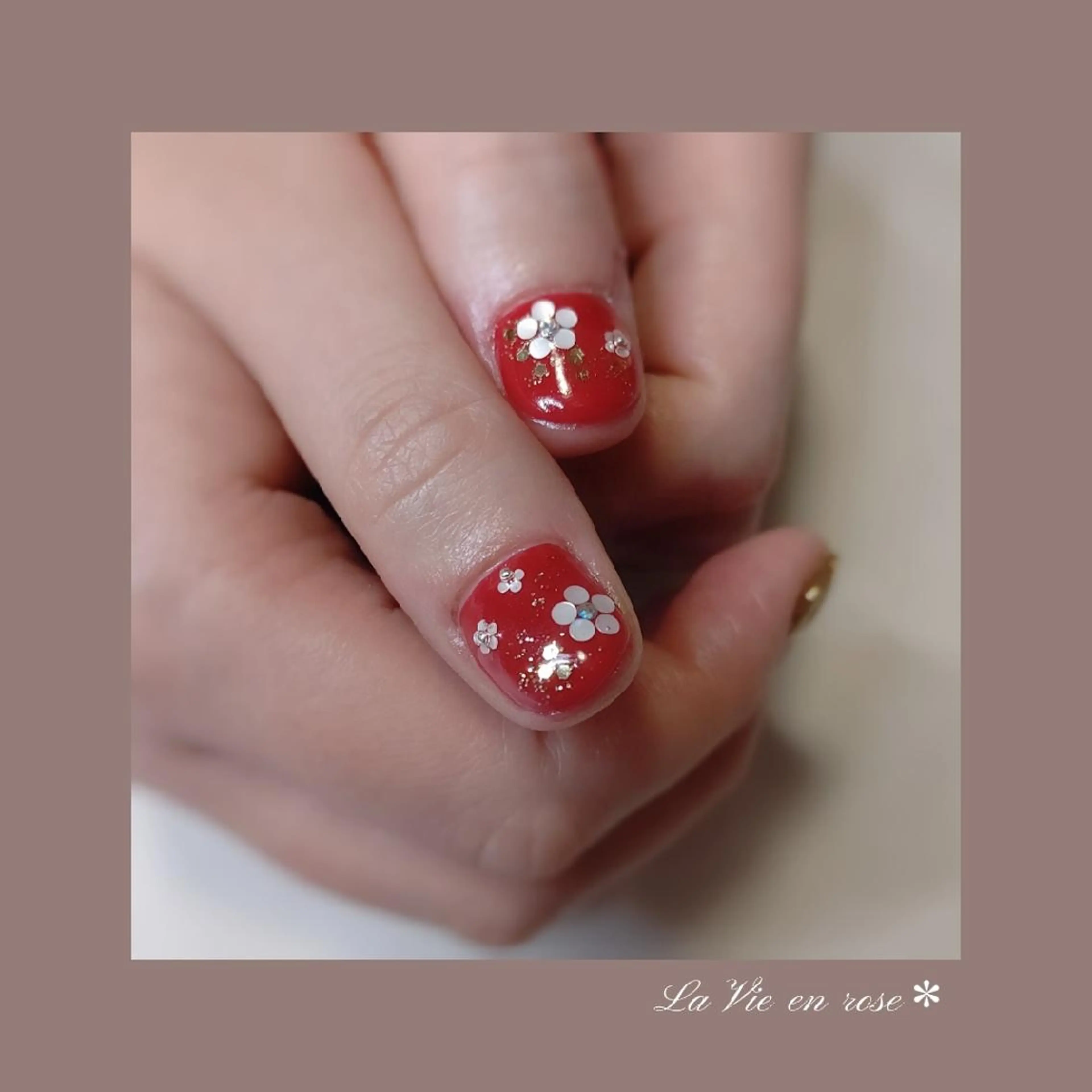 ネイル ラヴィアン ローズのネイルデザイン