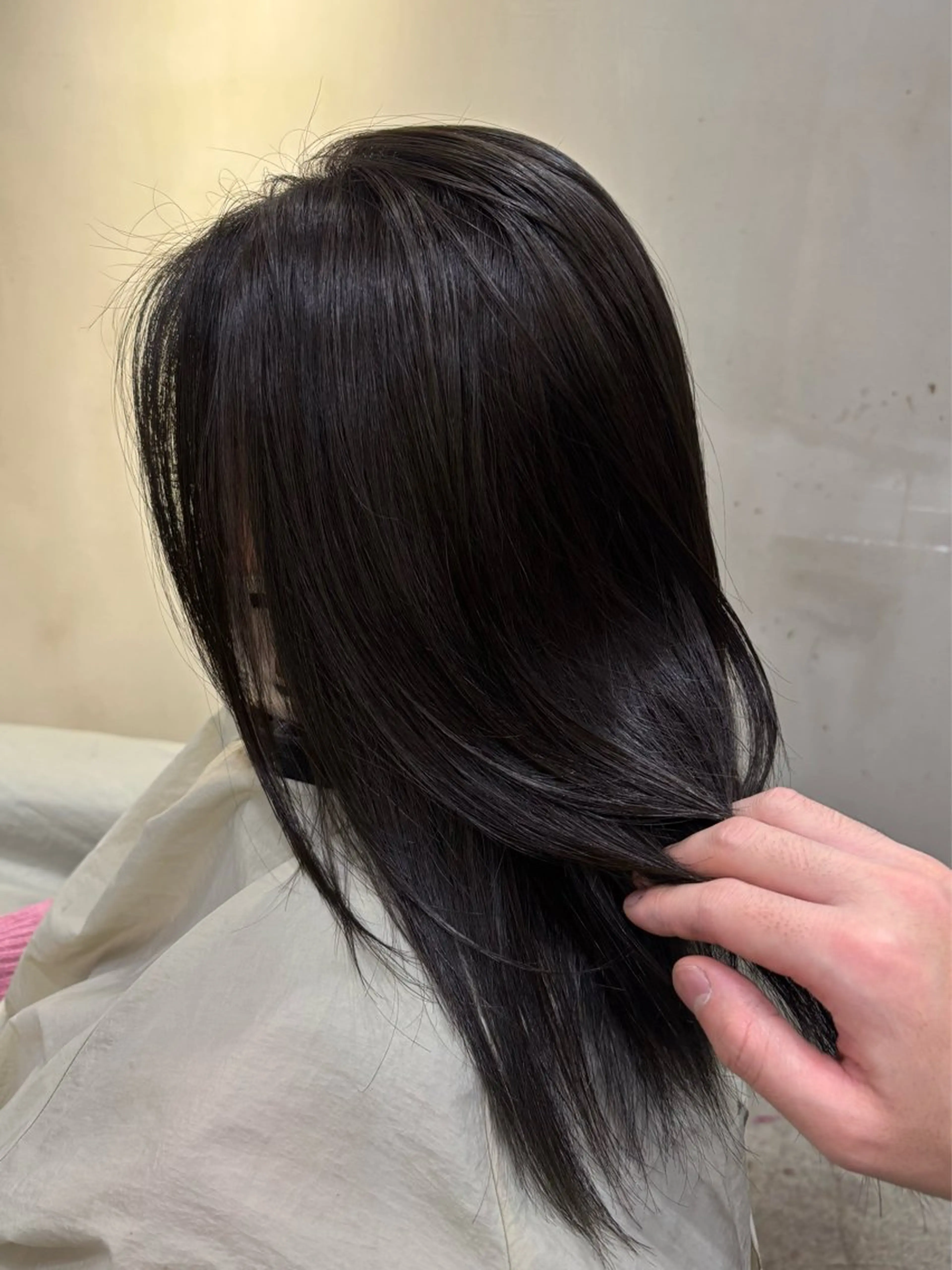 ミディアム カラー オリーブカラー ヘアカラー VOYAGE所属・中園 康のヘアスタイル