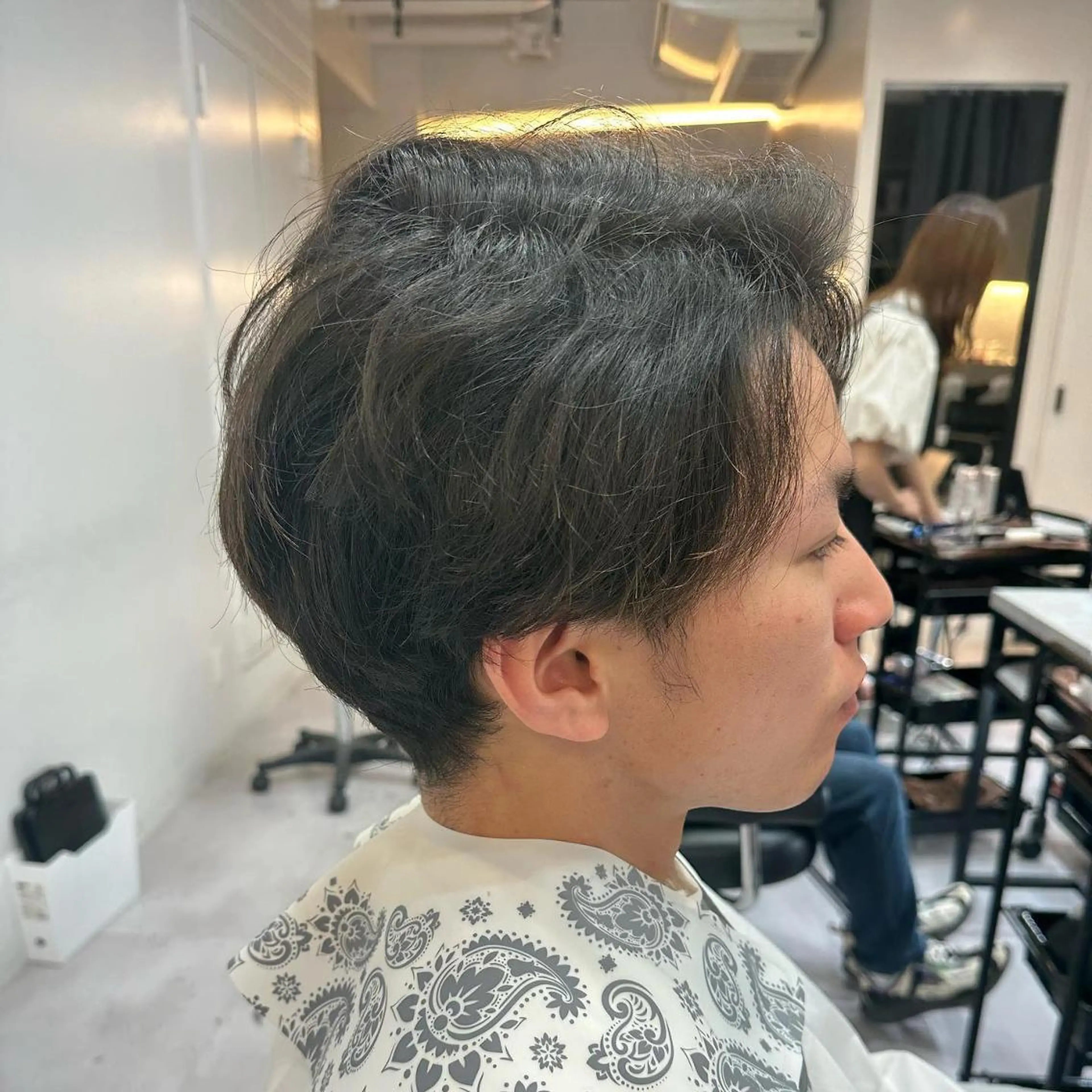 ショート 髪質改善× ハイライト溝江のヘアスタイル