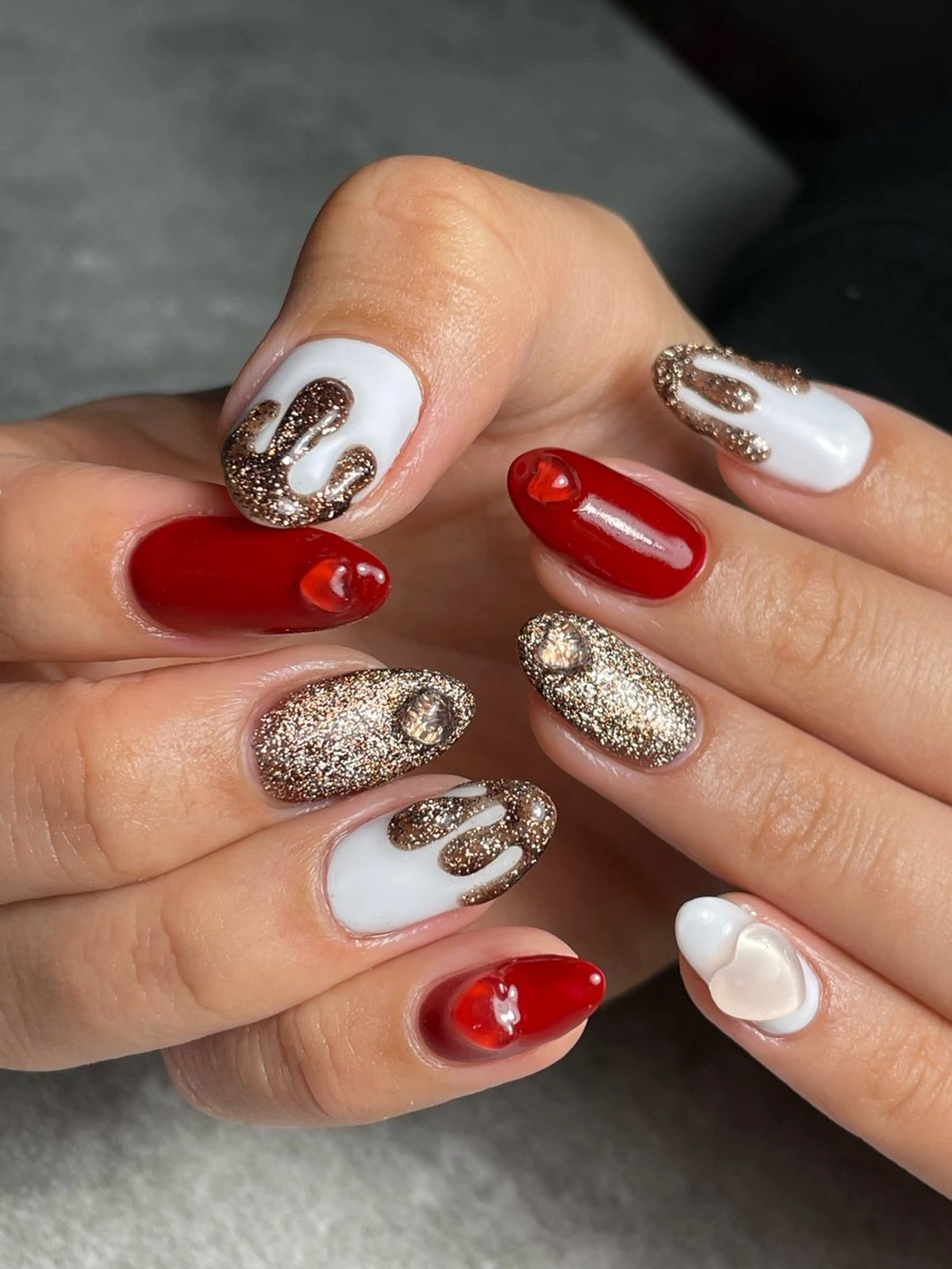ネイル バレンタイン CHURASAN nailのネイルデザイン