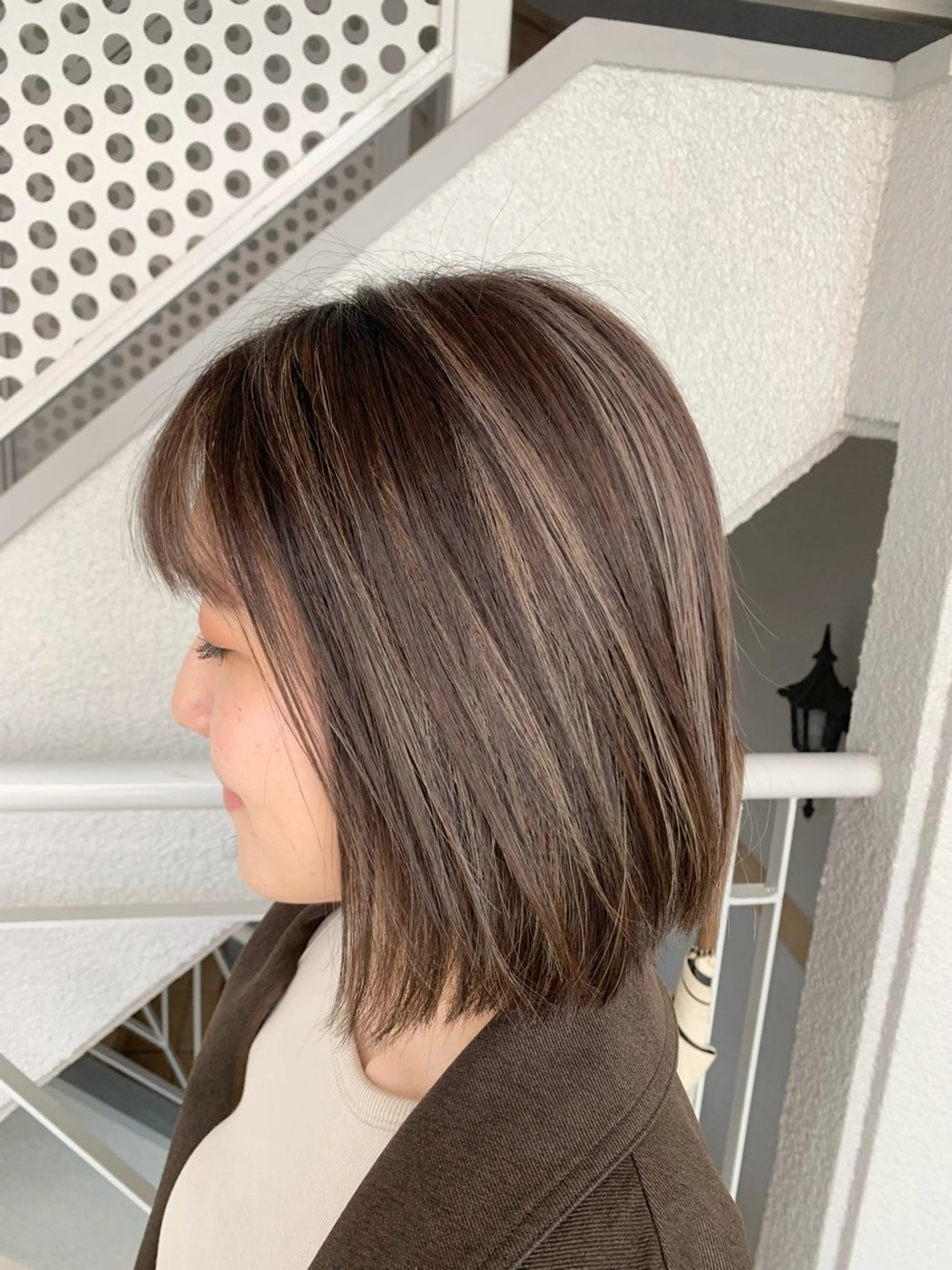 ミディアム CHELSEA神戸所属・MORISAKI YOUSUKEのヘアスタイル