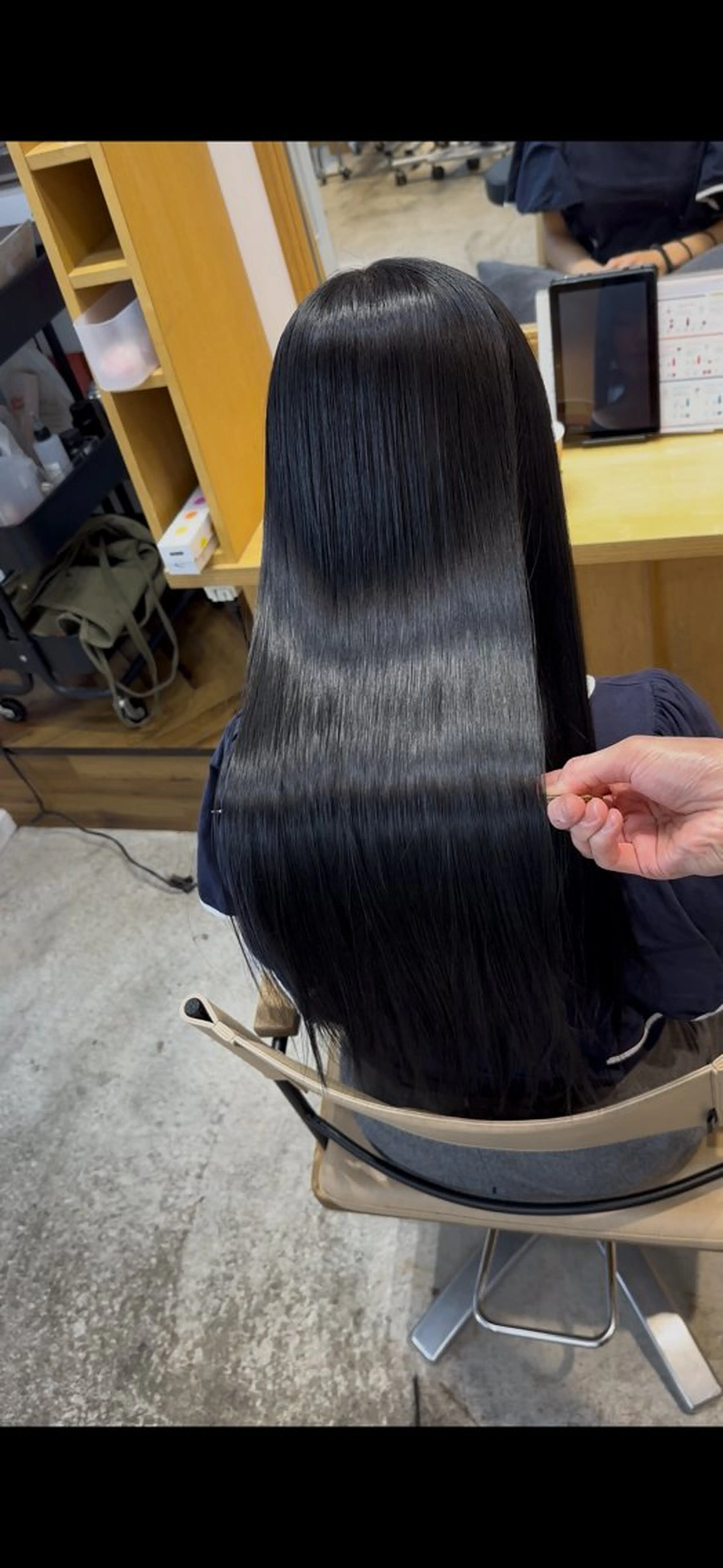 ロング 縮毛矯正 トリートメント 恵比寿/艶カラー/ 髪質改善/フミヤのヘアスタイル