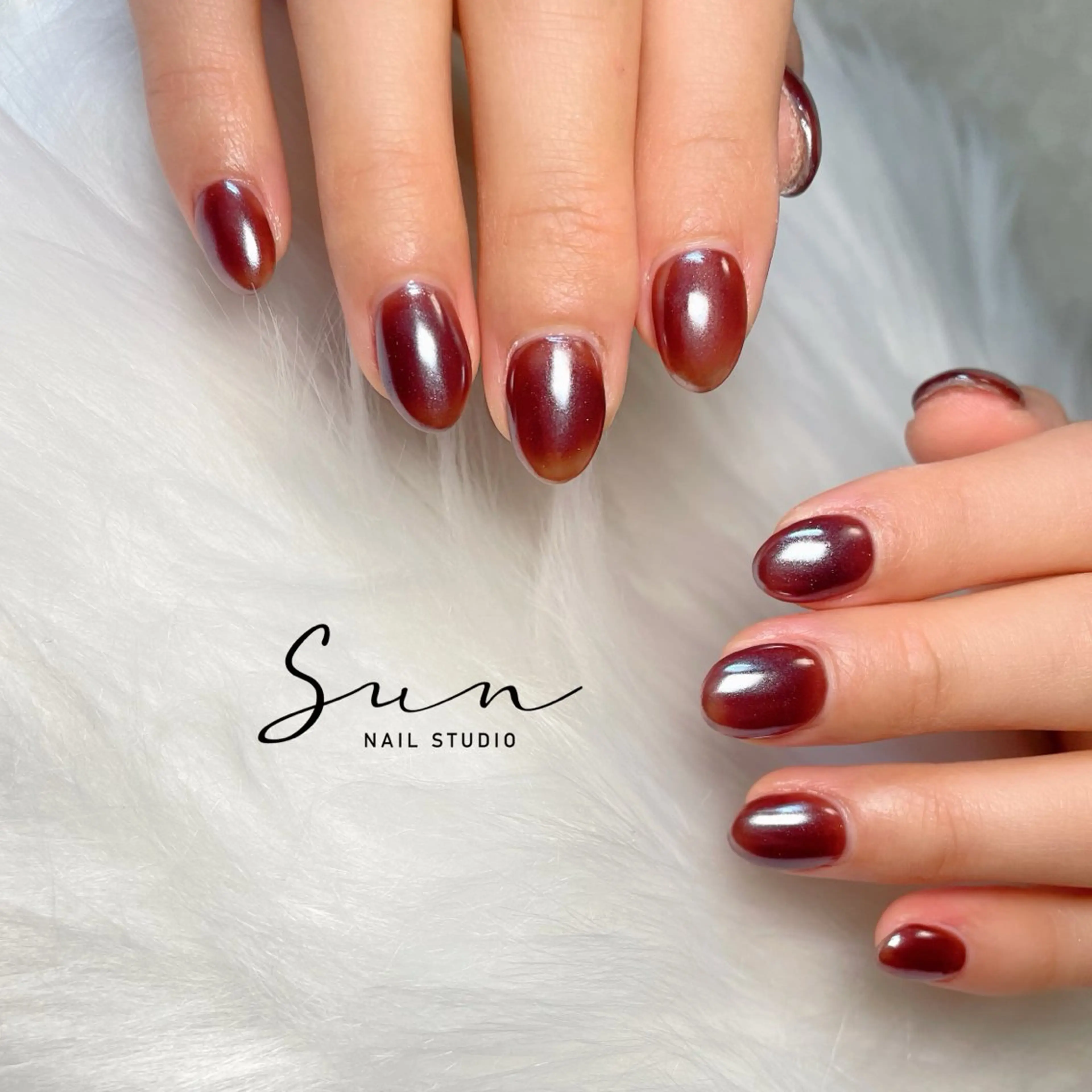 ネイル ミラーネイル SUN nail上本町のネイルデザイン