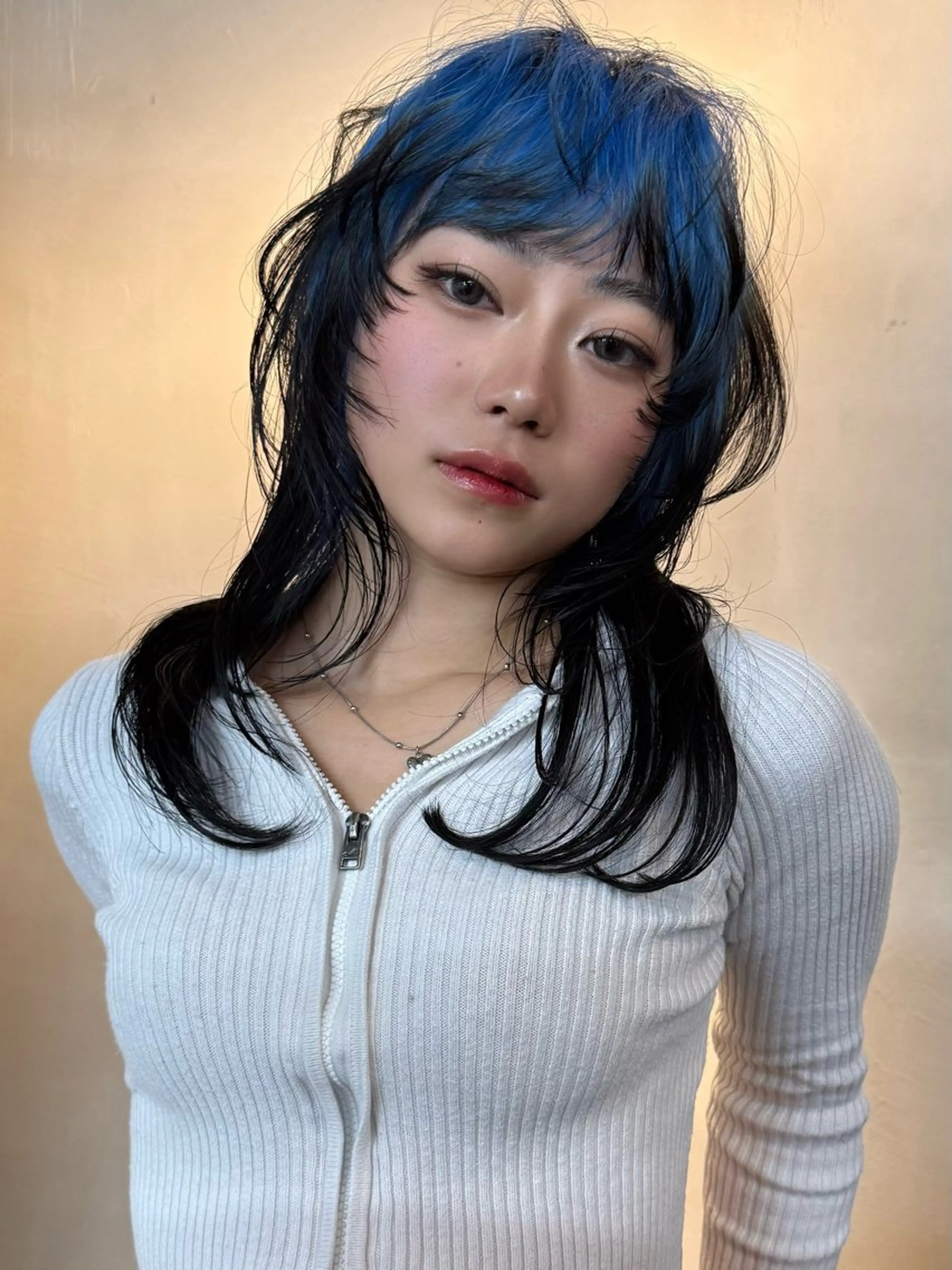 セミロング カラー カット ヘアカラー トリートメント ウルフ/レイヤー ⚡️ITSUKU⚡️のヘアスタイル