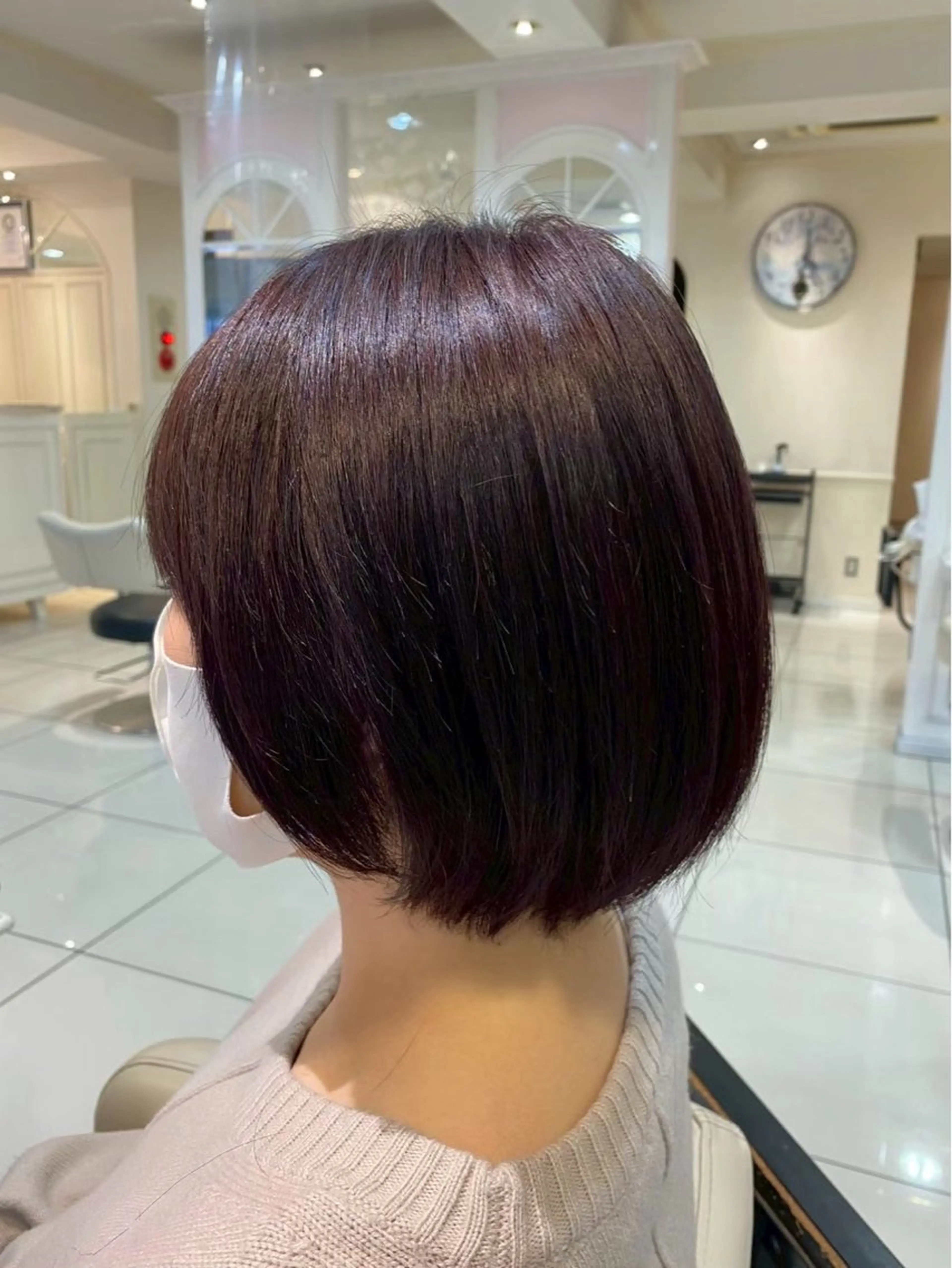 ミディアム カラー ヘアカラー 髪質改善🥂✨ Mioのヘアスタイル