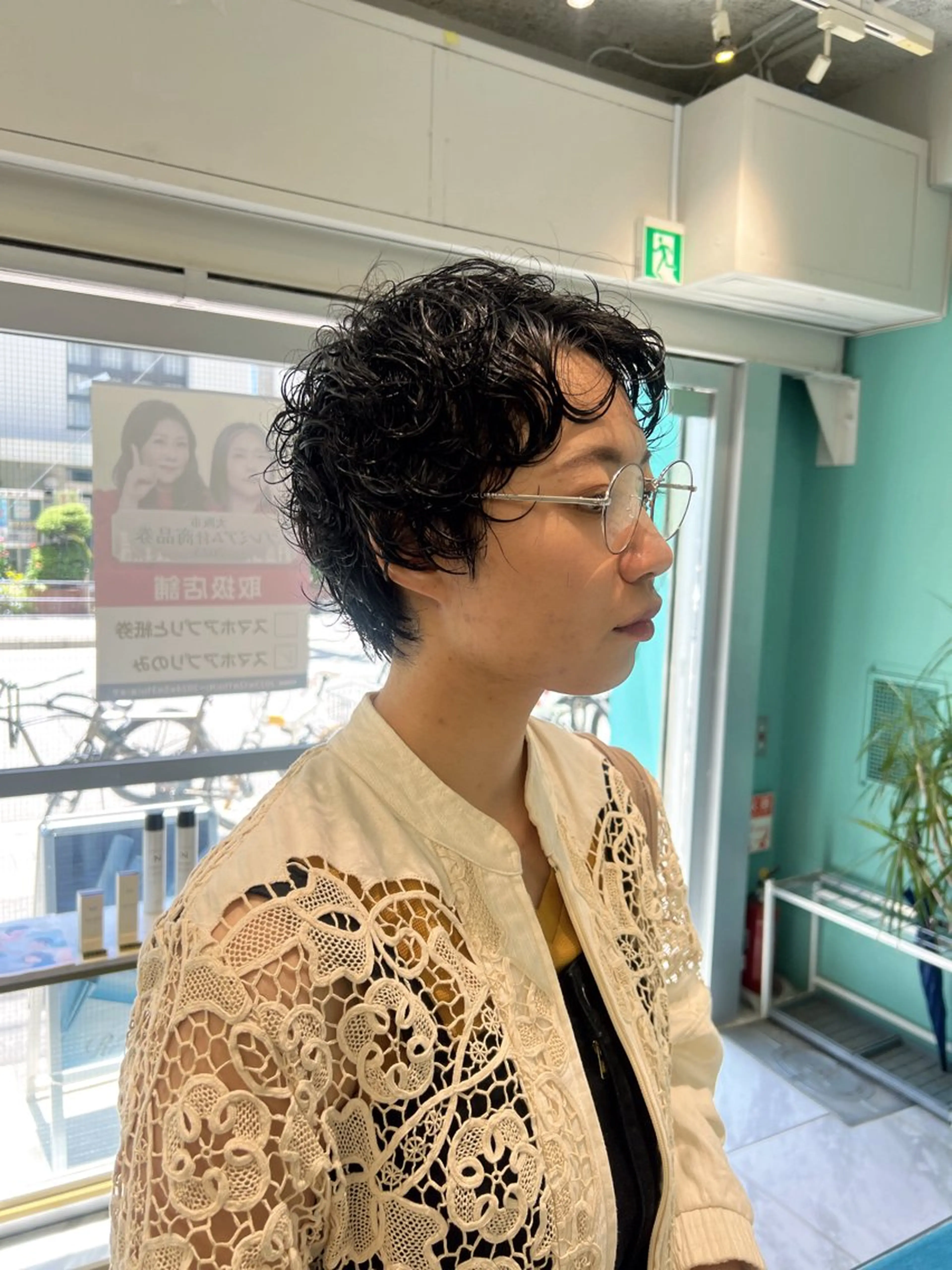 ショート パーマ LEE HORIE所属・松田 百花のヘアスタイル