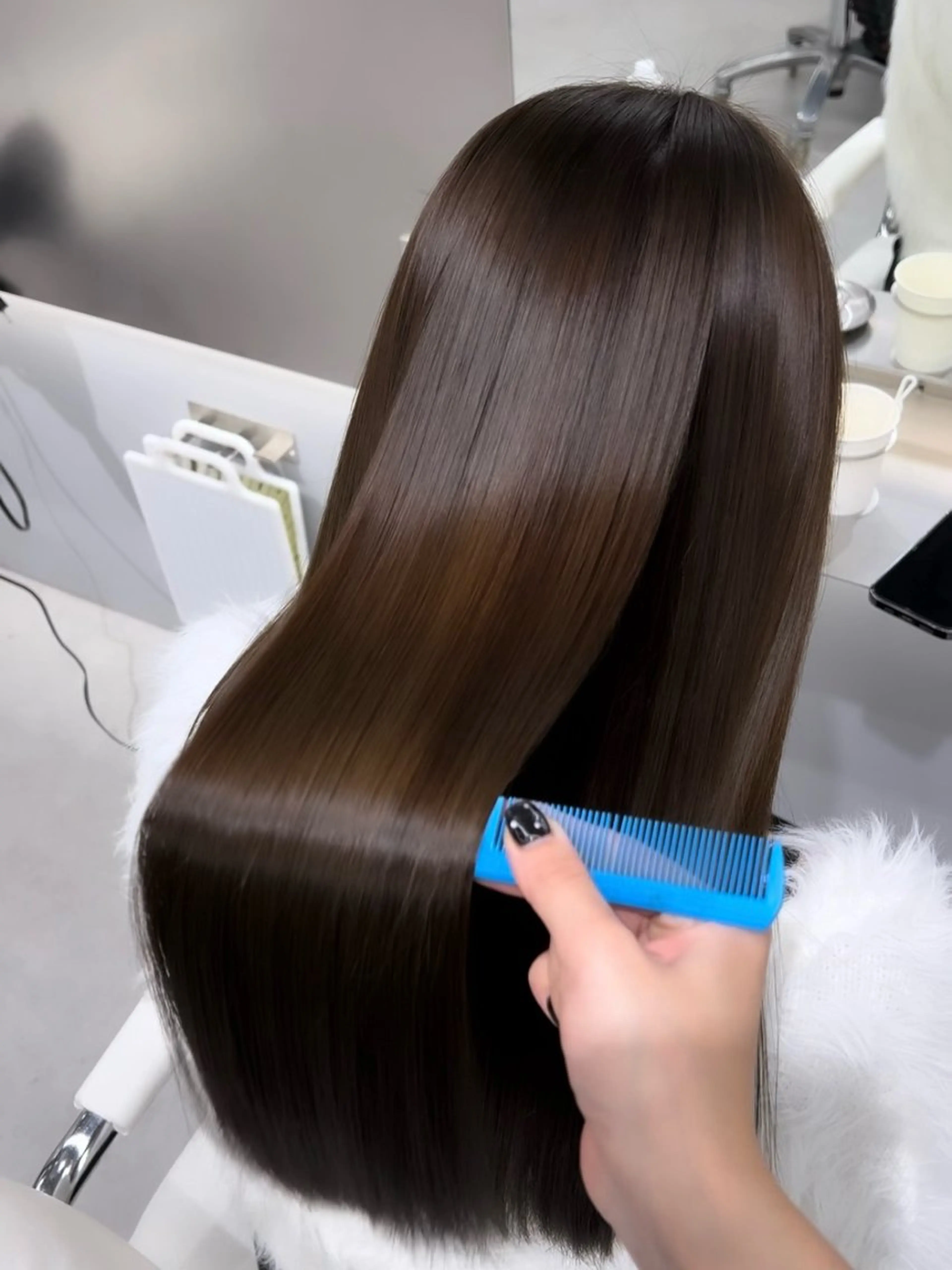 ロング 髪質改善 トリートメント カット ヘアカラー トリートメント Lei miu所属・ゆのん / Jrスタイリストのヘアスタイル