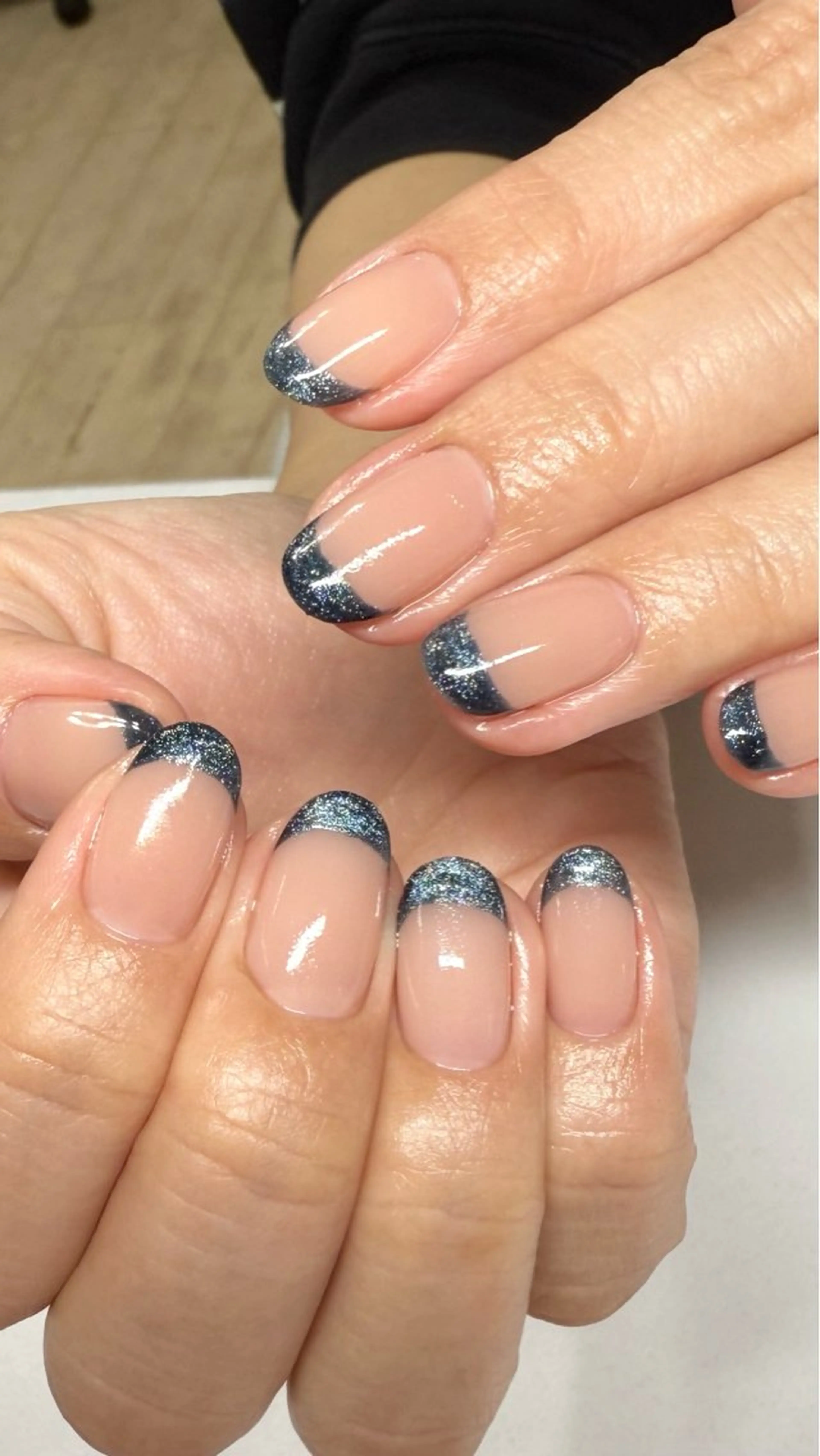 ネイル アートネイル フレンチネイル マグネットネイル シンプルネイル nailroom lilasのネイルデザイン