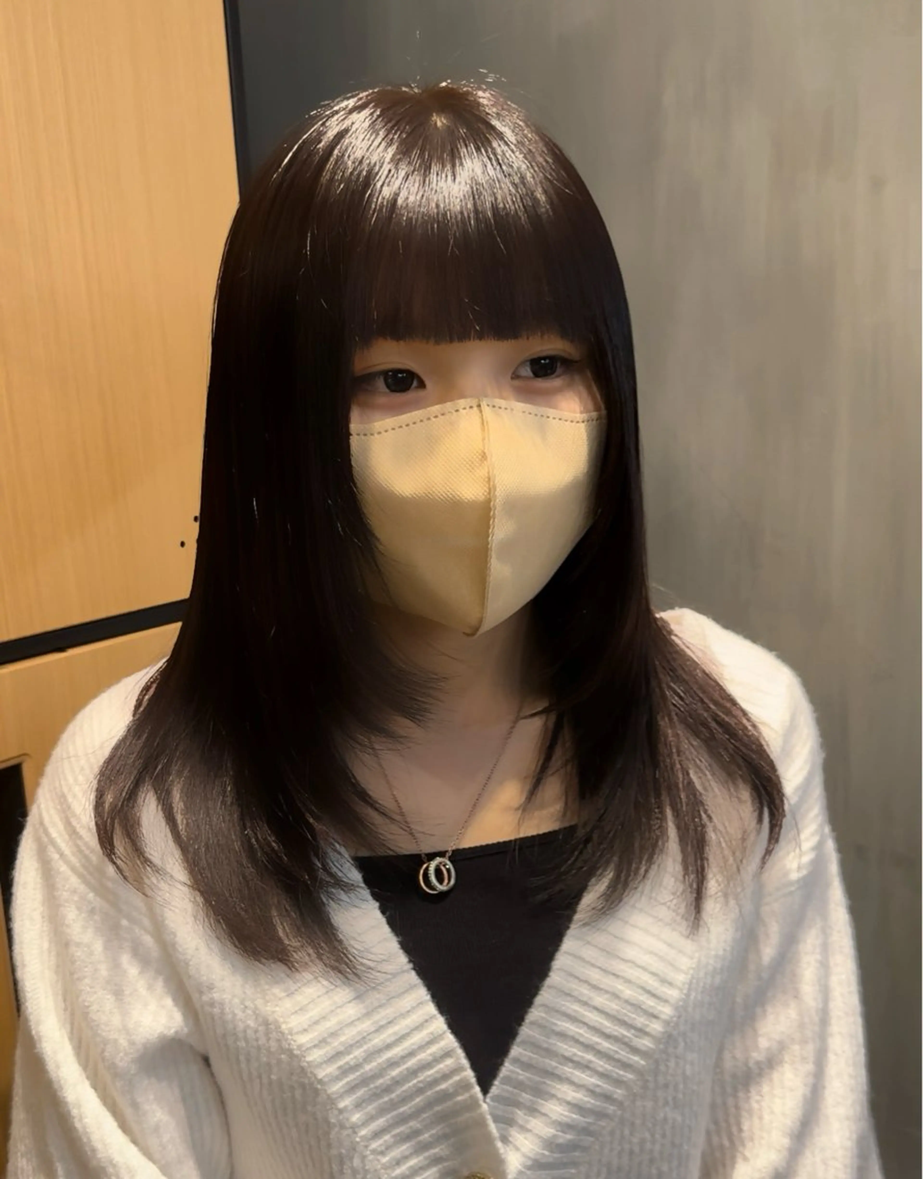 ロング レイヤーカット ローレイヤー カット トリートメント 髪質改善/レイヤー/ 艶髪🎀ayaneのヘアスタイル