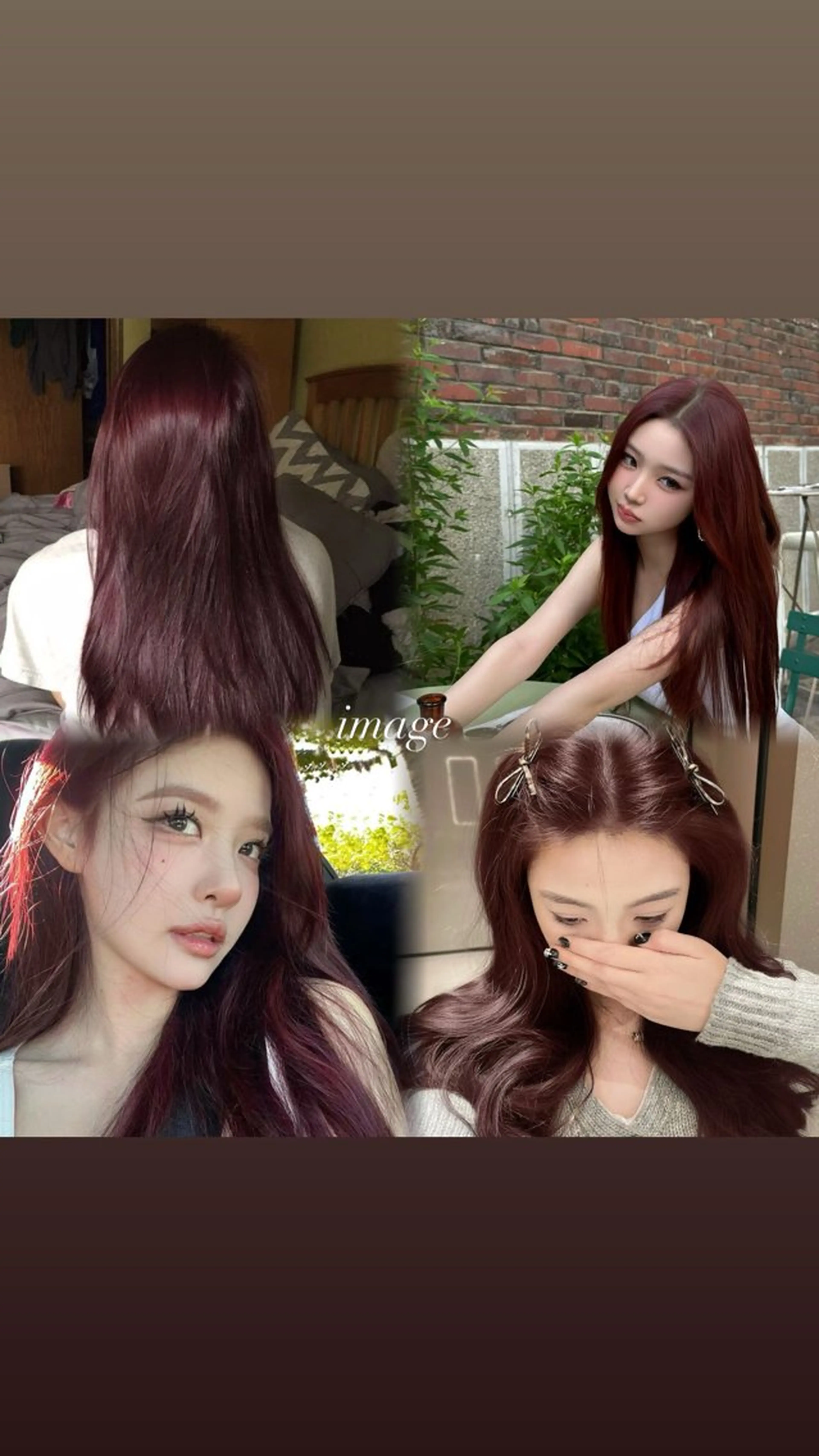 Bordeaux  color🍷❤︎+CHAINONオリジナル高保湿トリートメント🫧の写真