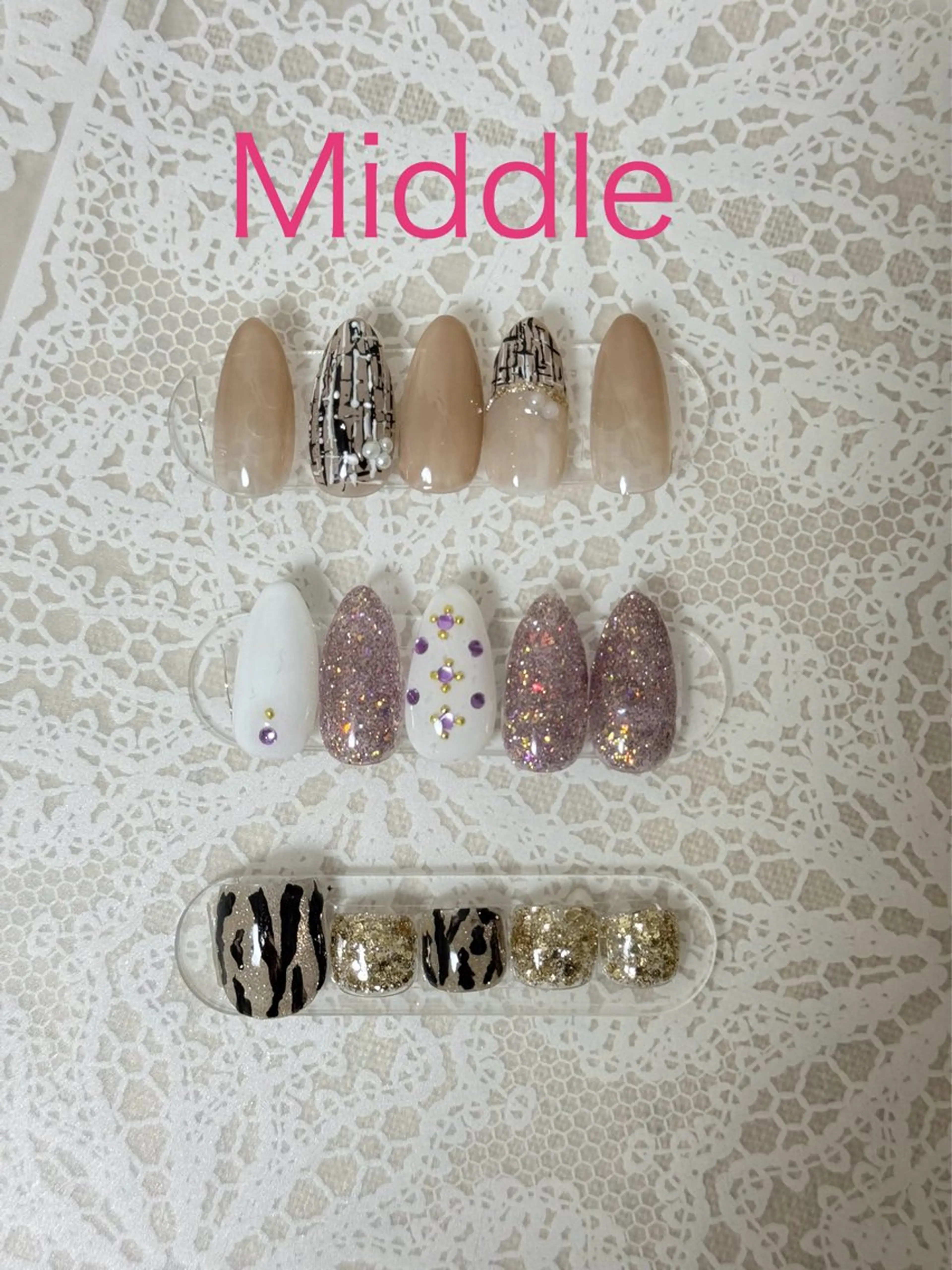 □  オフ込み　定額ネイル　Middle♪の写真