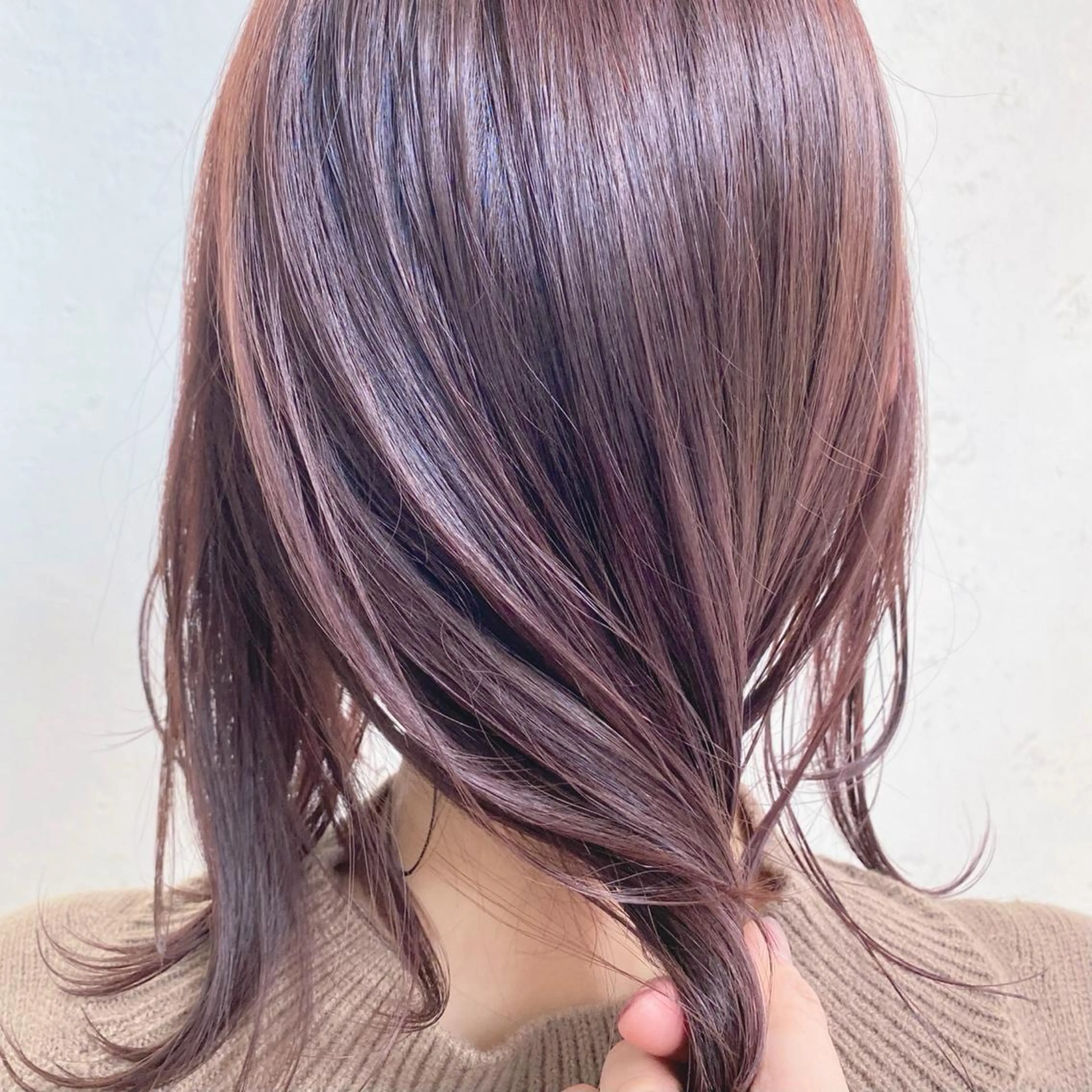 ミディアム カラー パーマ Inity 心斎橋店のヘアスタイル