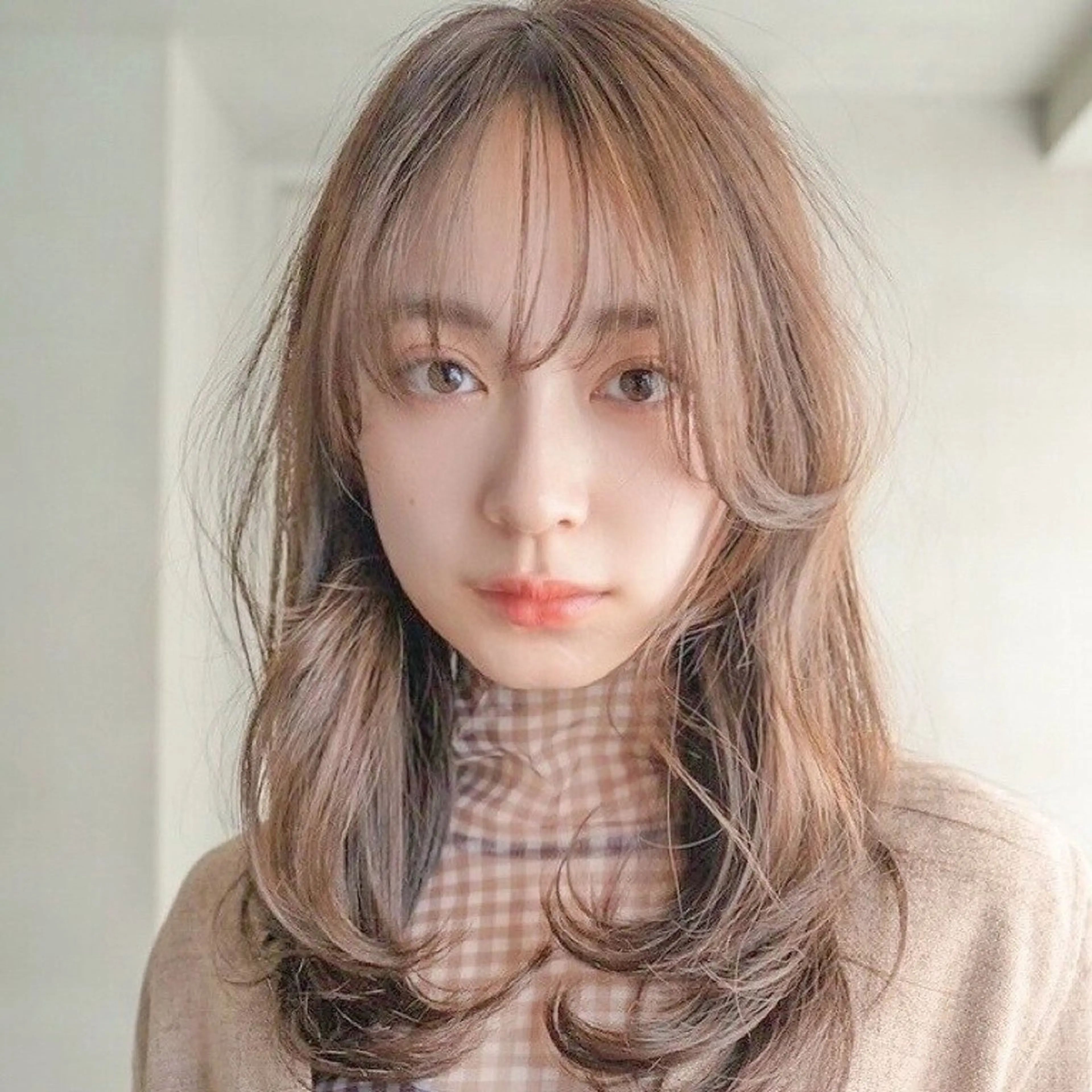 セミロング カット ヘアカラー くびれボブ/インナー カラー　taigaのヘアスタイル