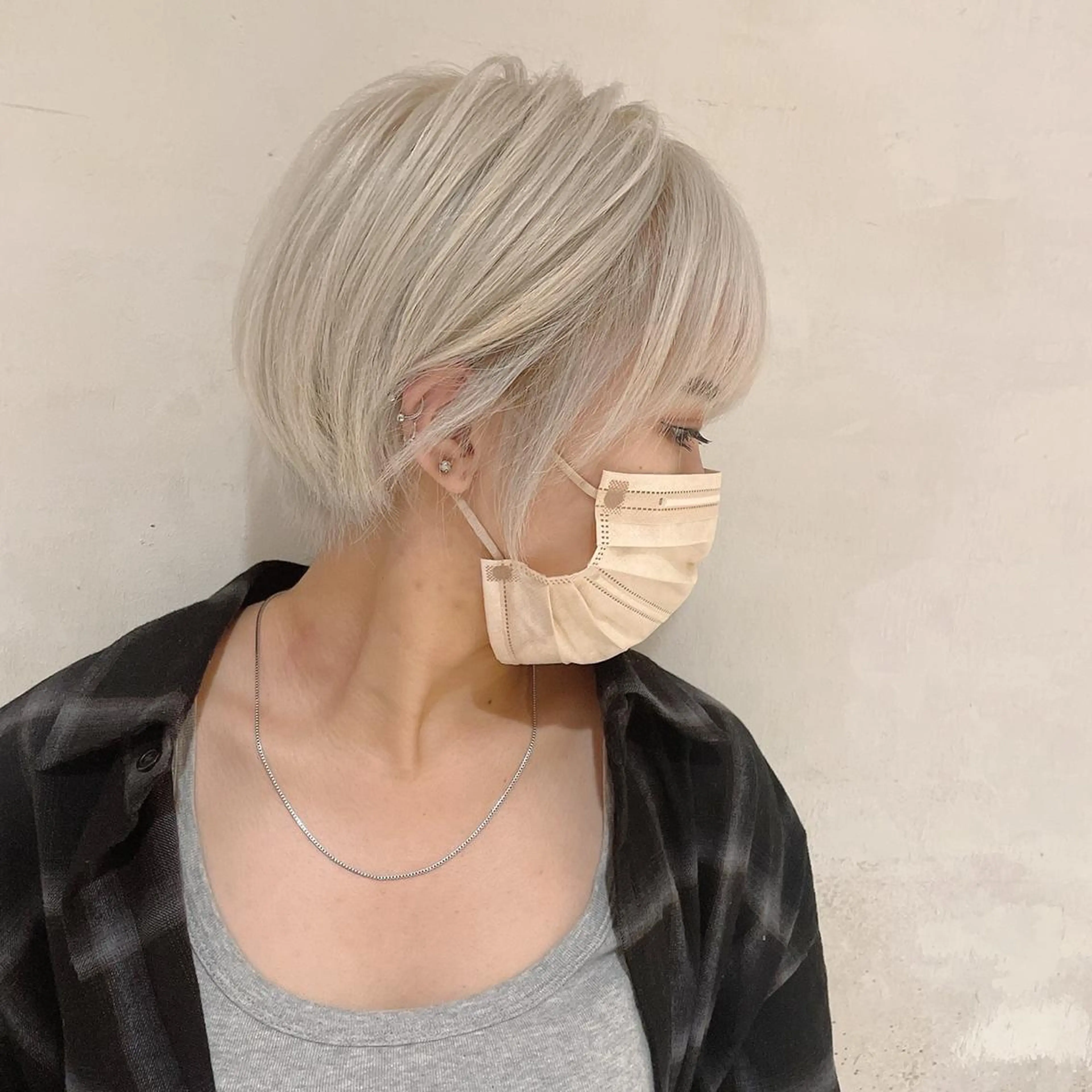 ショート ショートヘア 黒田 菜結のヘアスタイル