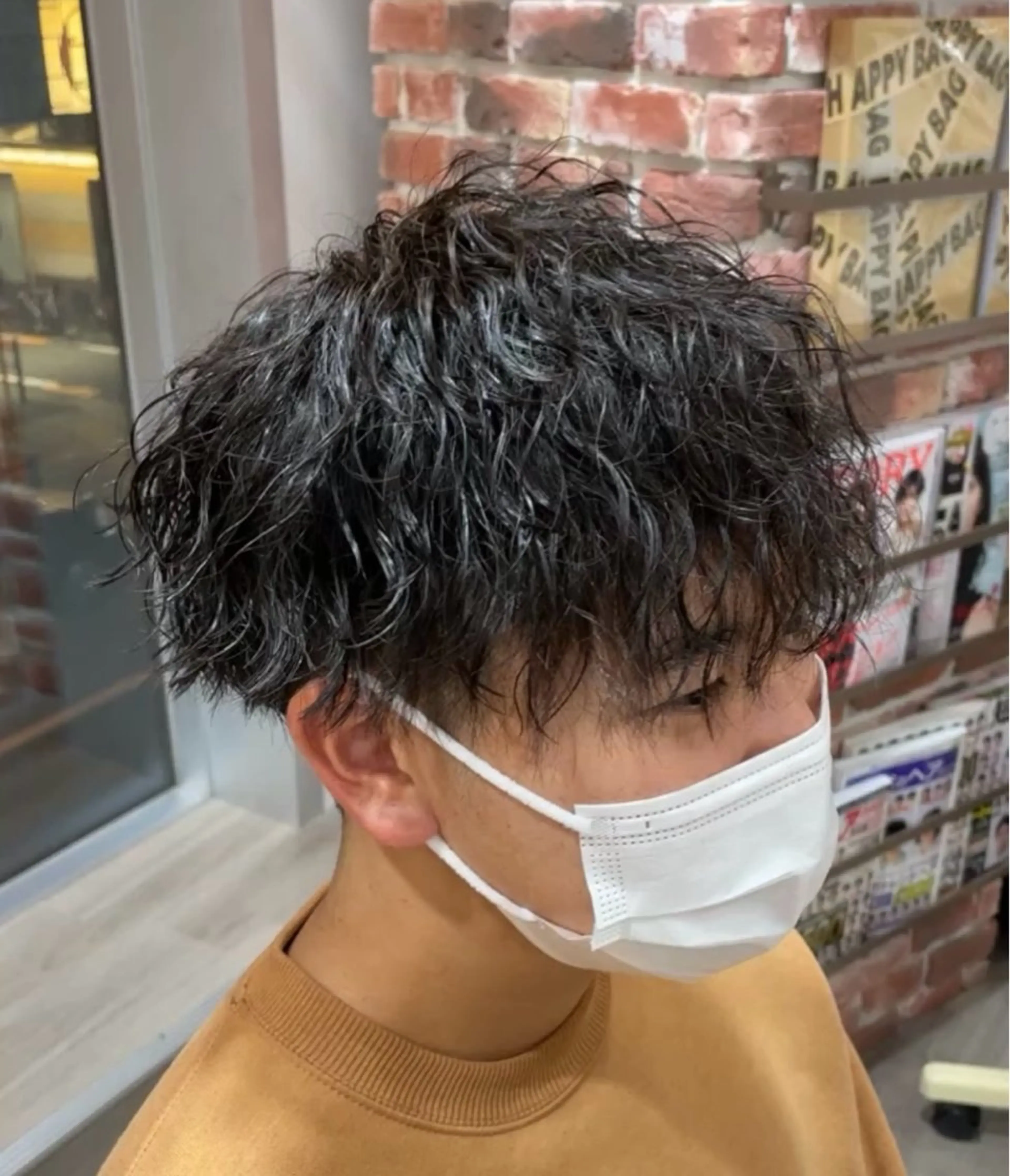 パーマ メンズ メンズパーマ ツイストスパイラルパーマ スパイラルパーマ カット パーマ ✨トレンド特化美容師 WILL上村　拳吾のヘアスタイル