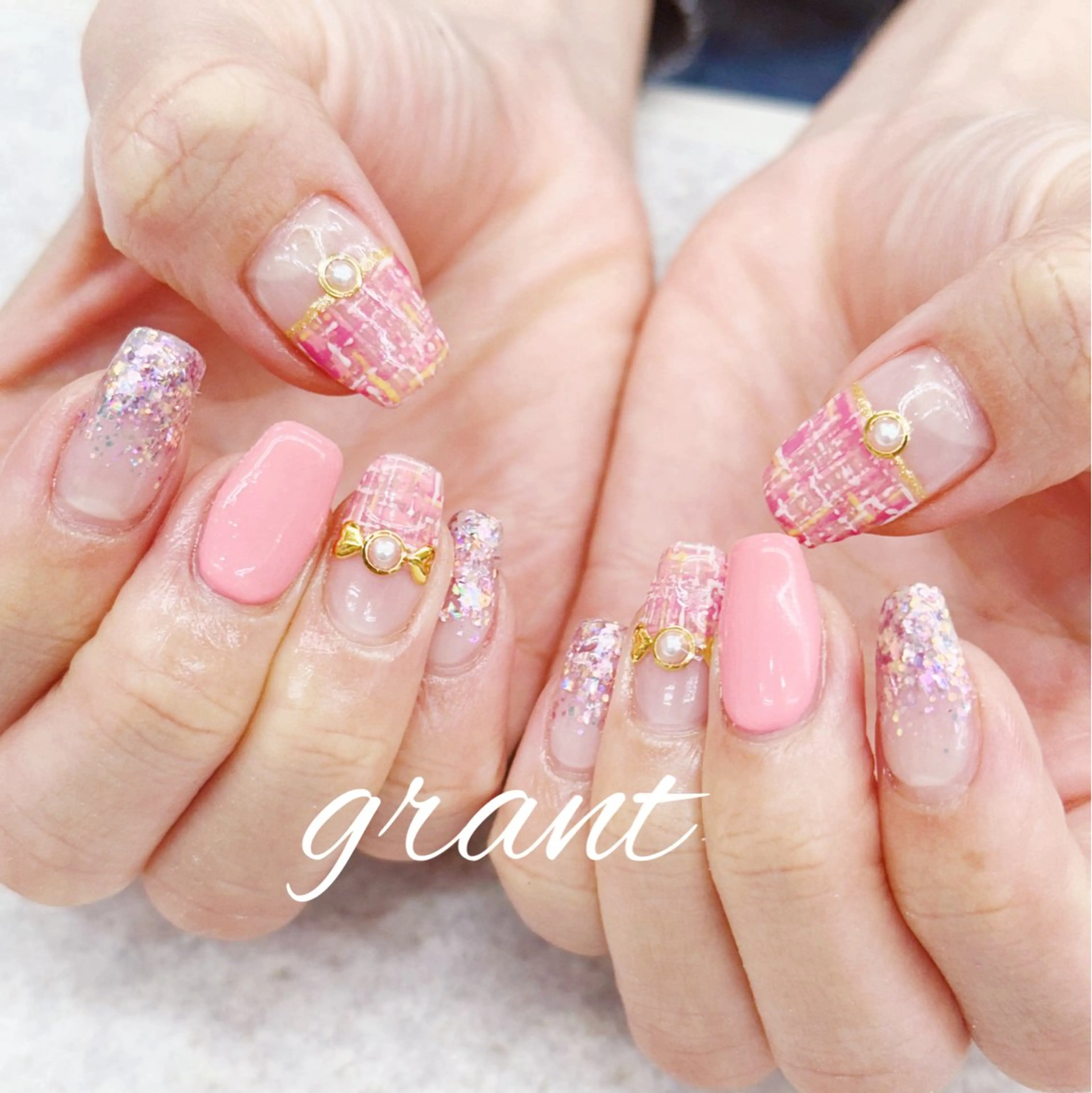 ネイル ツイードネイル nail salon grant所属・nailsalon grantのネイルデザイン