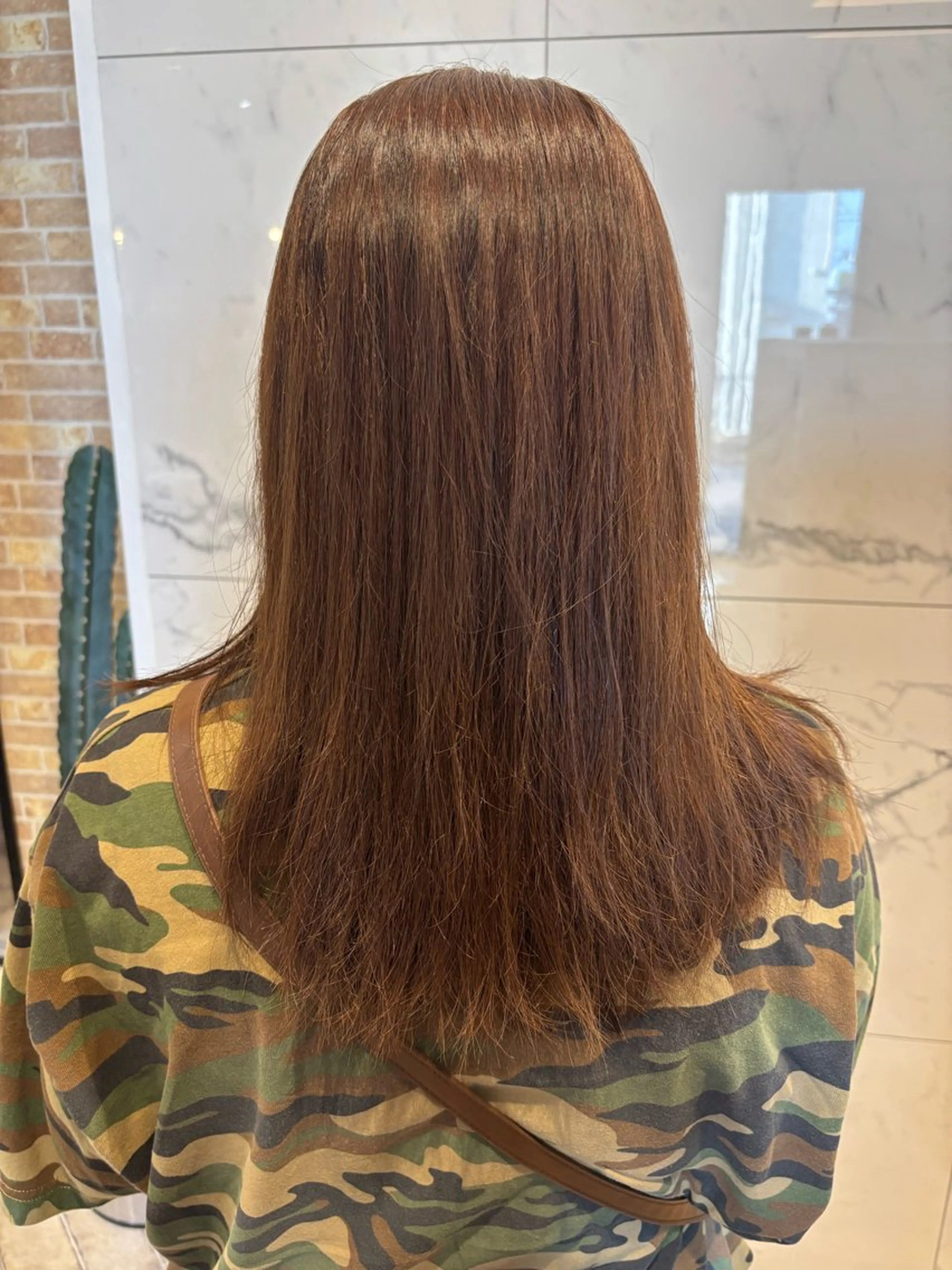 カラー ブラウンカラー ヘアカラー 木村 綺音のヘアスタイル