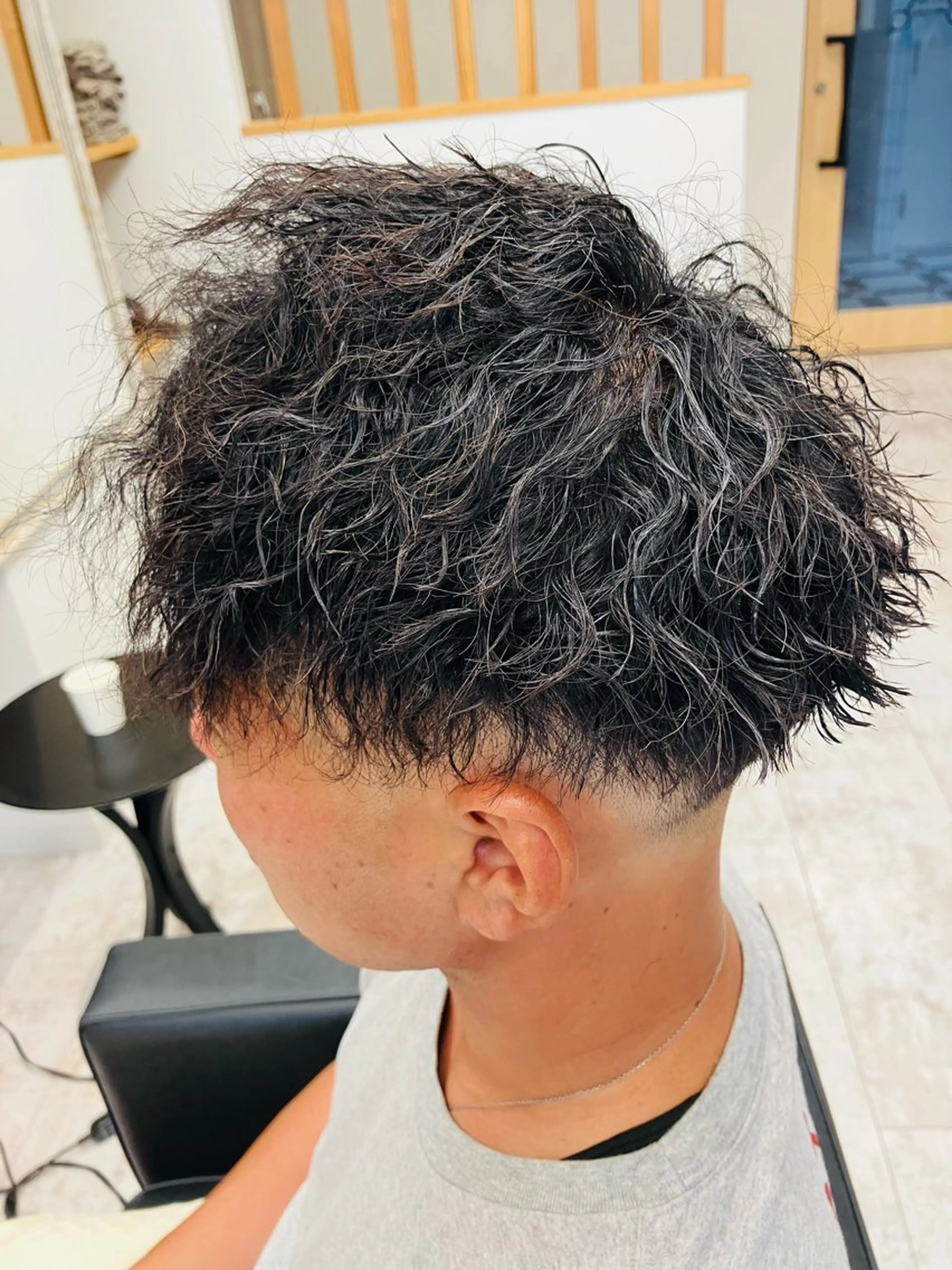 パーマ メンズ カット パーマ メンズ特化/パーマ/ フェードWATARUのヘアスタイル