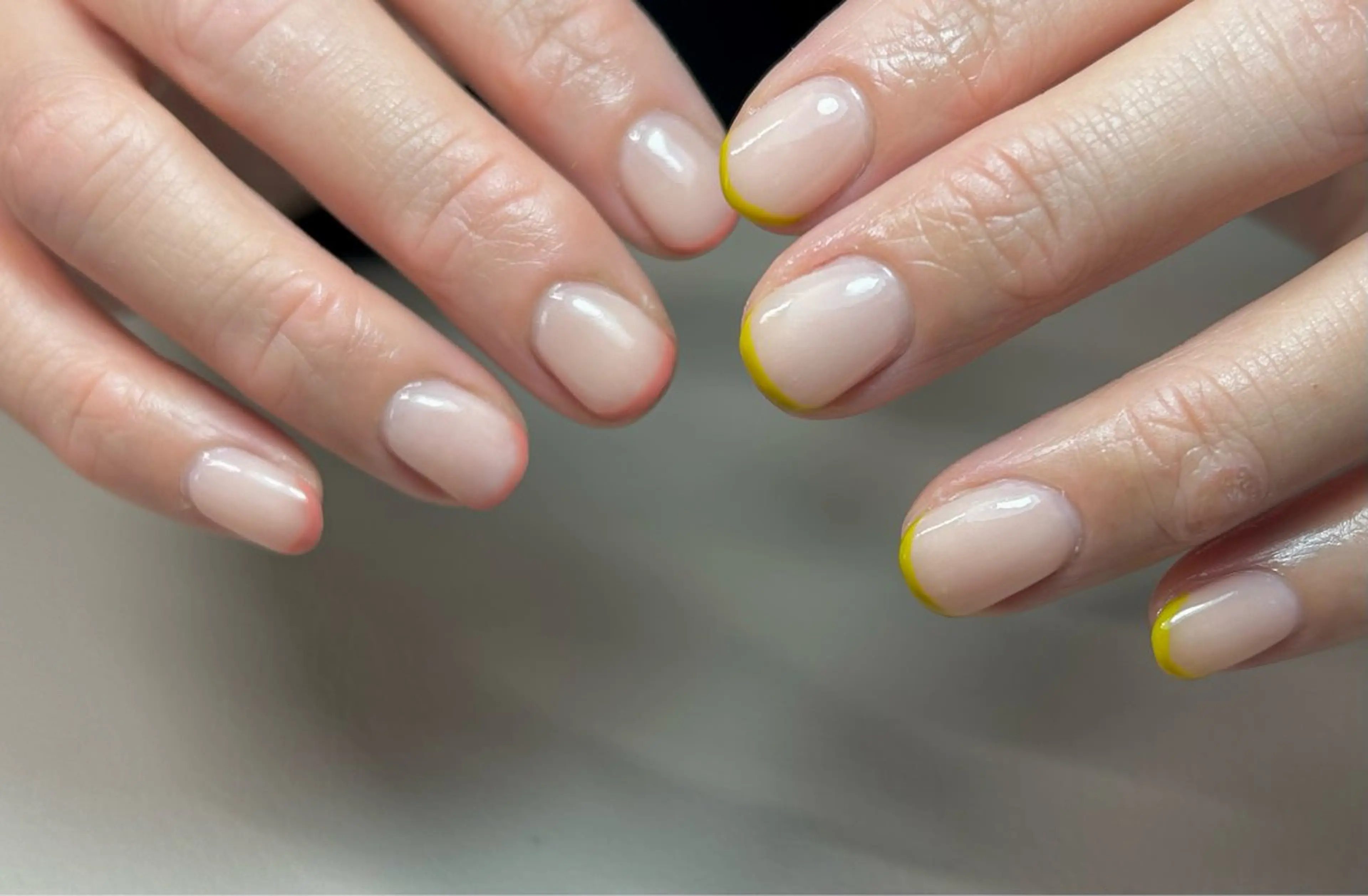 ネイル フレンチネイル amo_nail 岡山市南区自宅ネイルのネイルデザイン