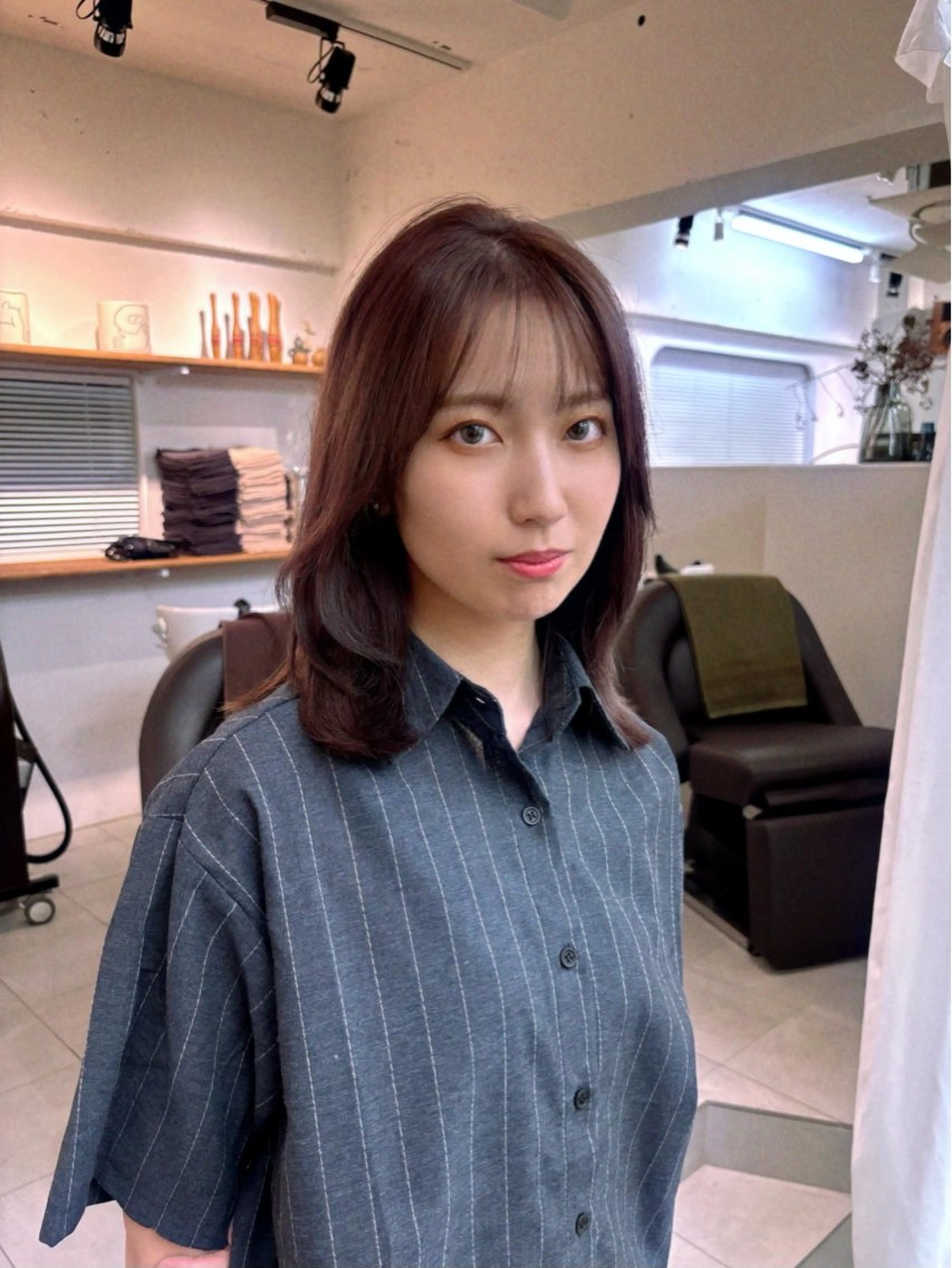 カラー ブラウンカラー ヘアカラー ヘッドスパ ☑️aiko【艶 カラー・ショート募】のヘアスタイル