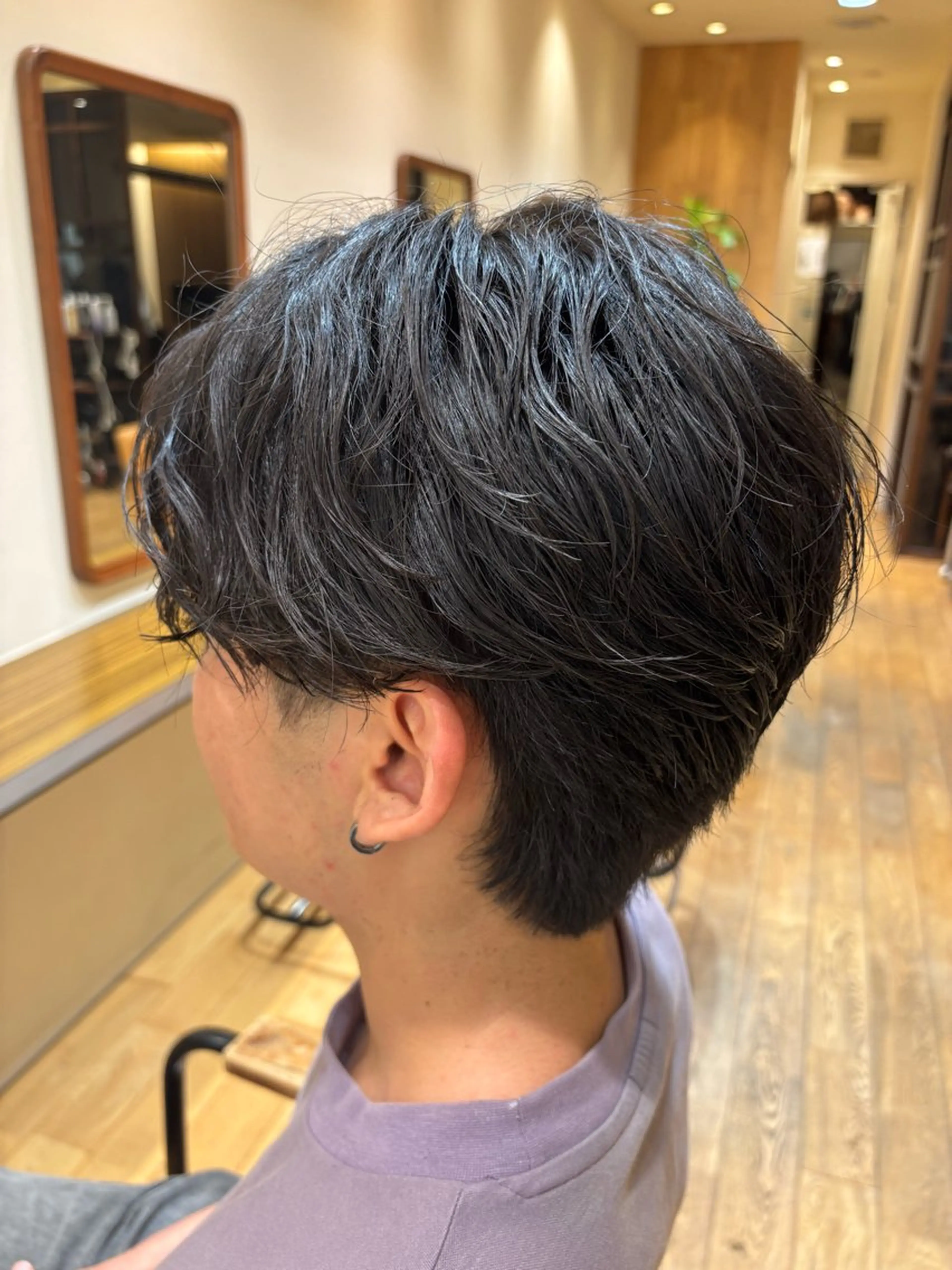 メンズ カット おもだか　がく /レディースカットのヘアスタイル