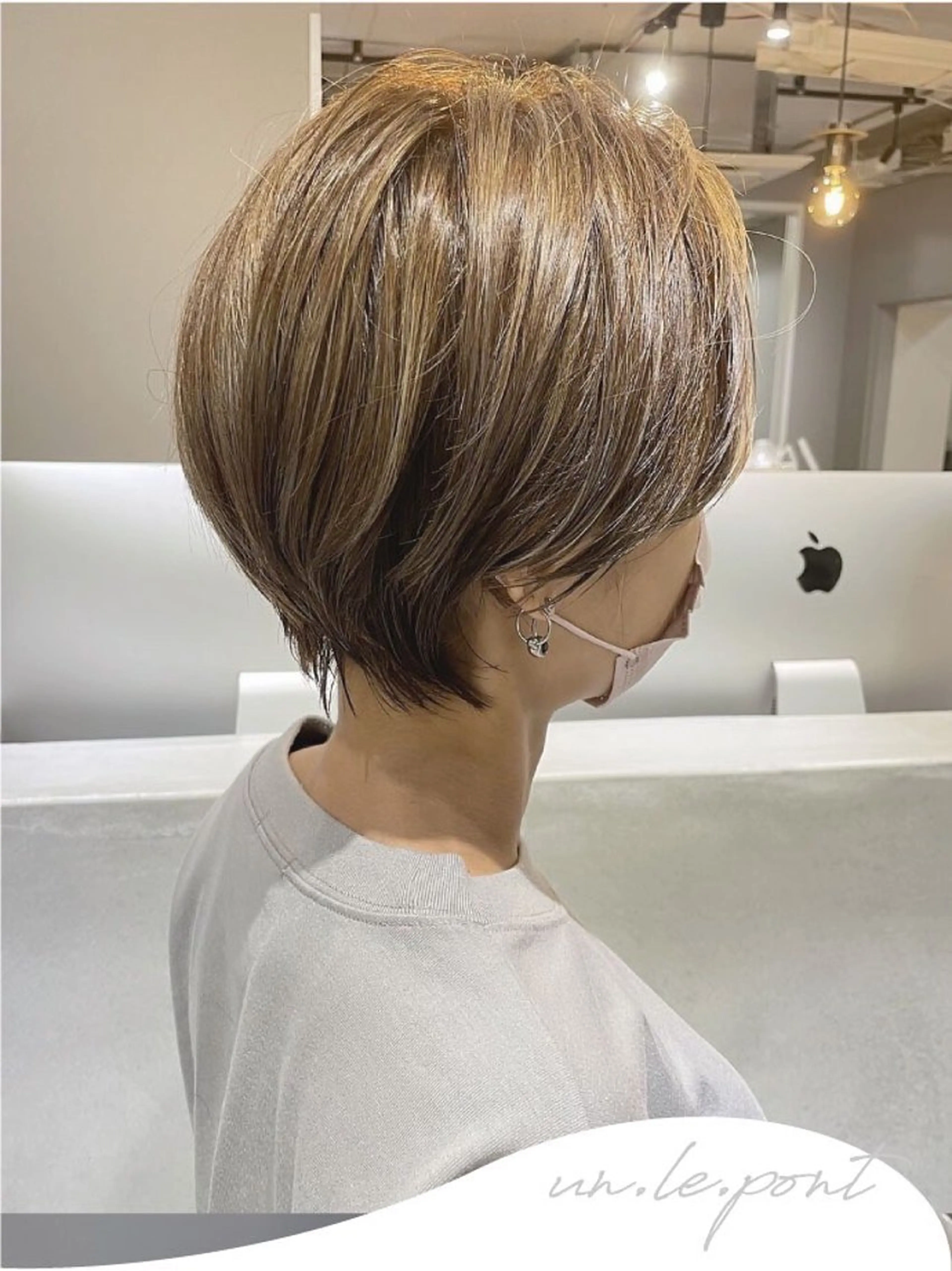 ショート カラー un.le.pont ルカ  🎨のヘアスタイル