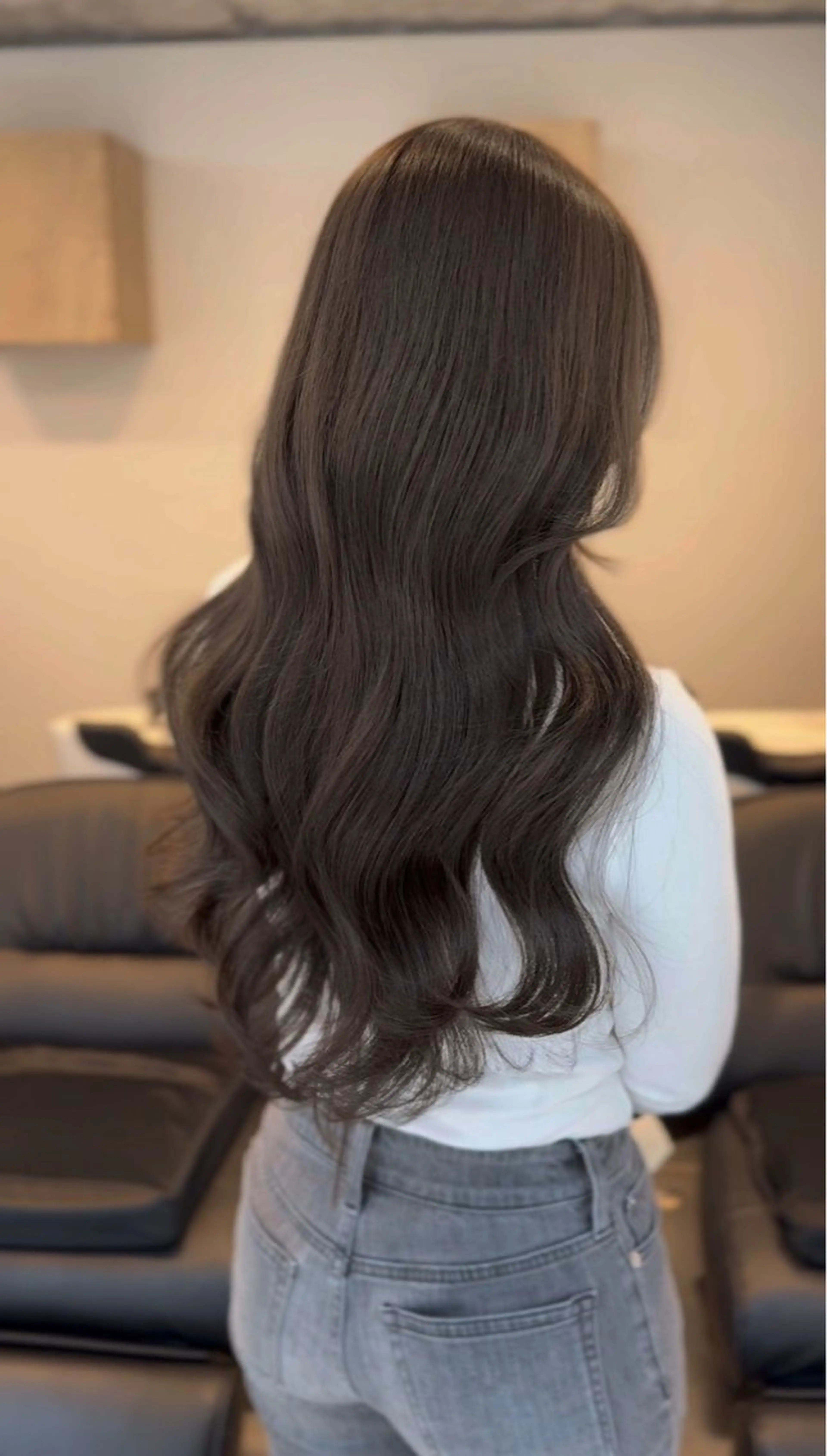 ロング カット ヘアカラー トリートメント 🩶レイヤー/艶髪/ 顔周り/韓国風/輝士のヘアスタイル