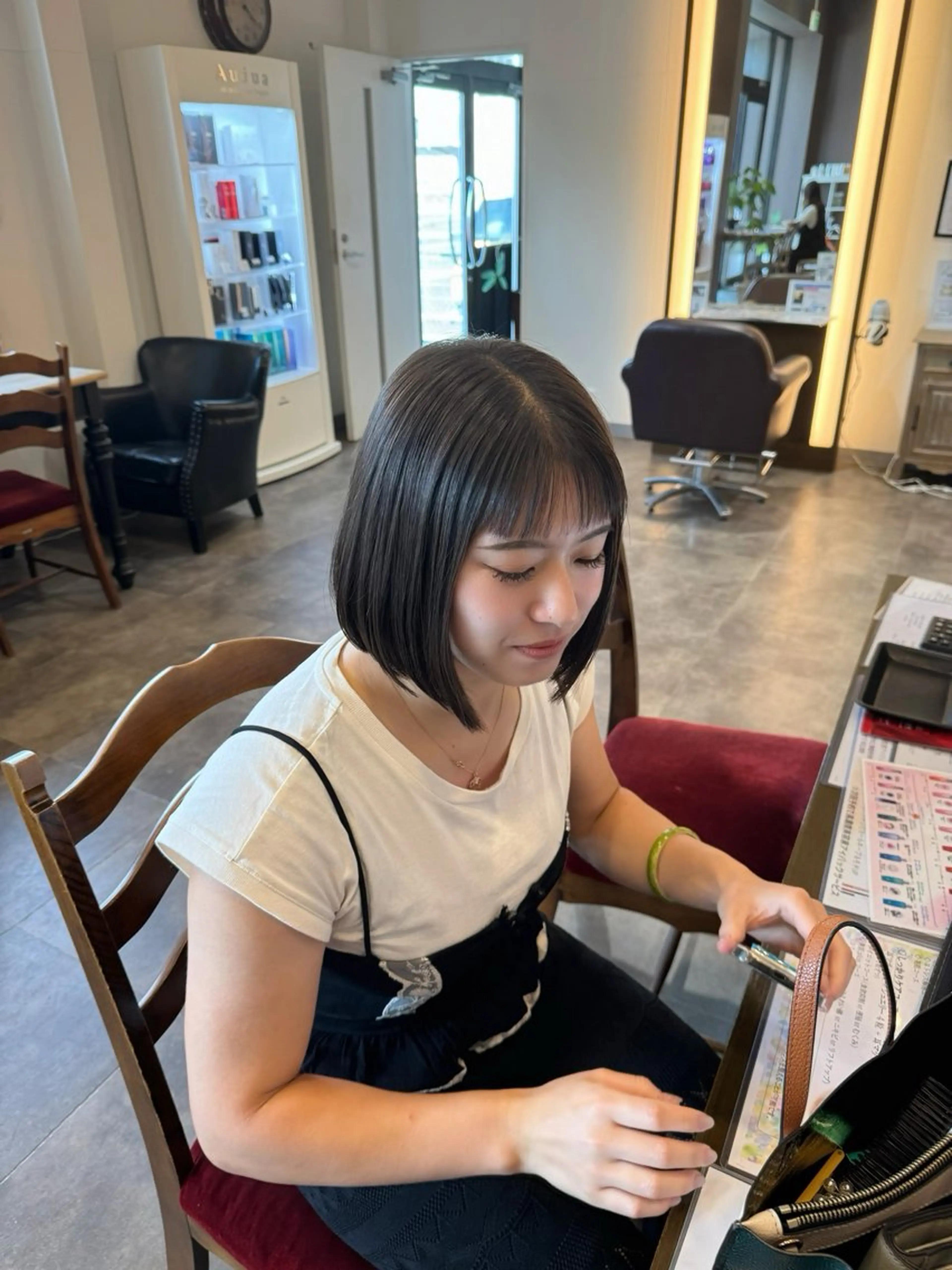 ショート ヘアカラー トリートメント 🔅透明感カラー切田 はじめ🔆のヘアスタイル
