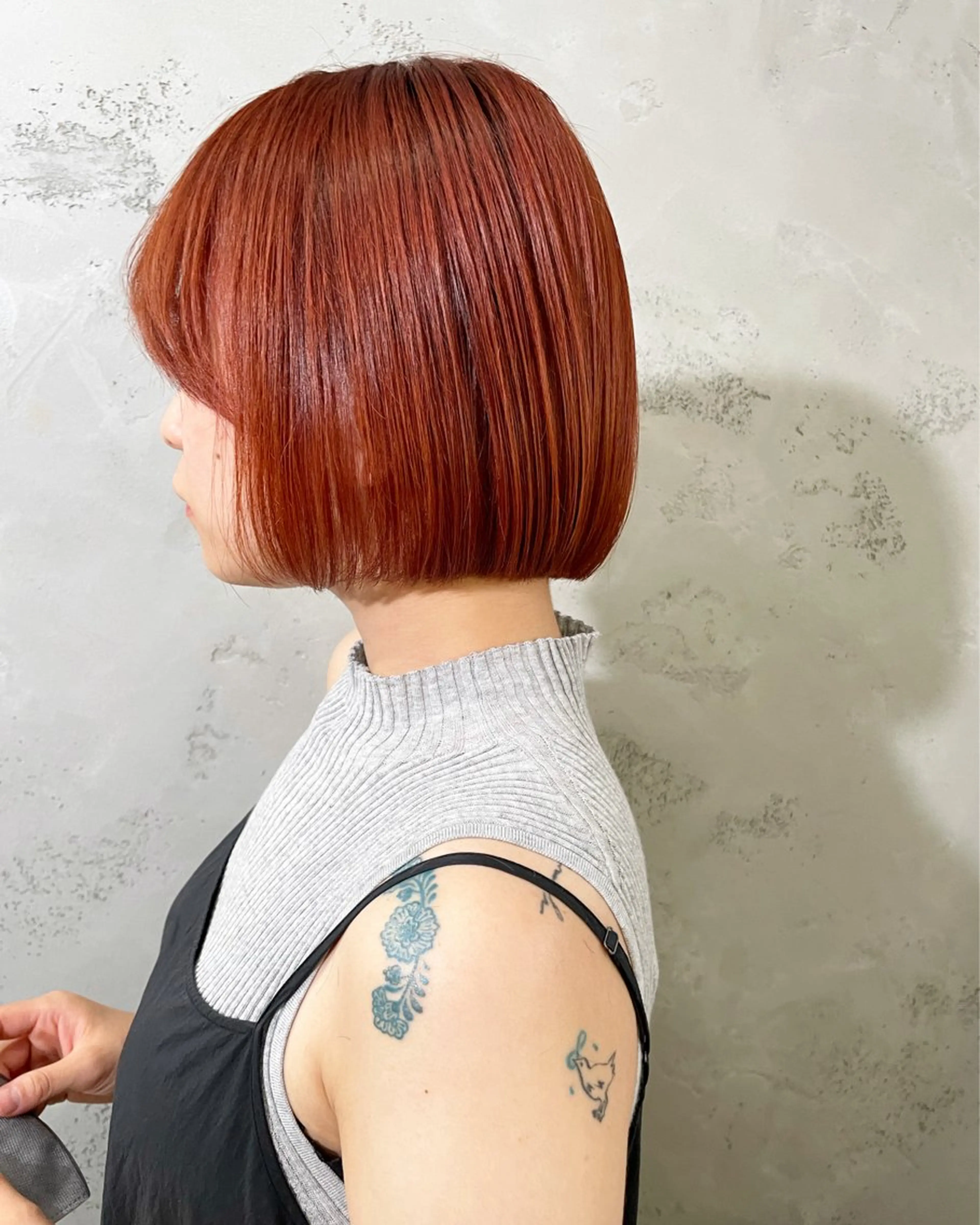 ミディアム カラー 増井 歩夢のヘアスタイル