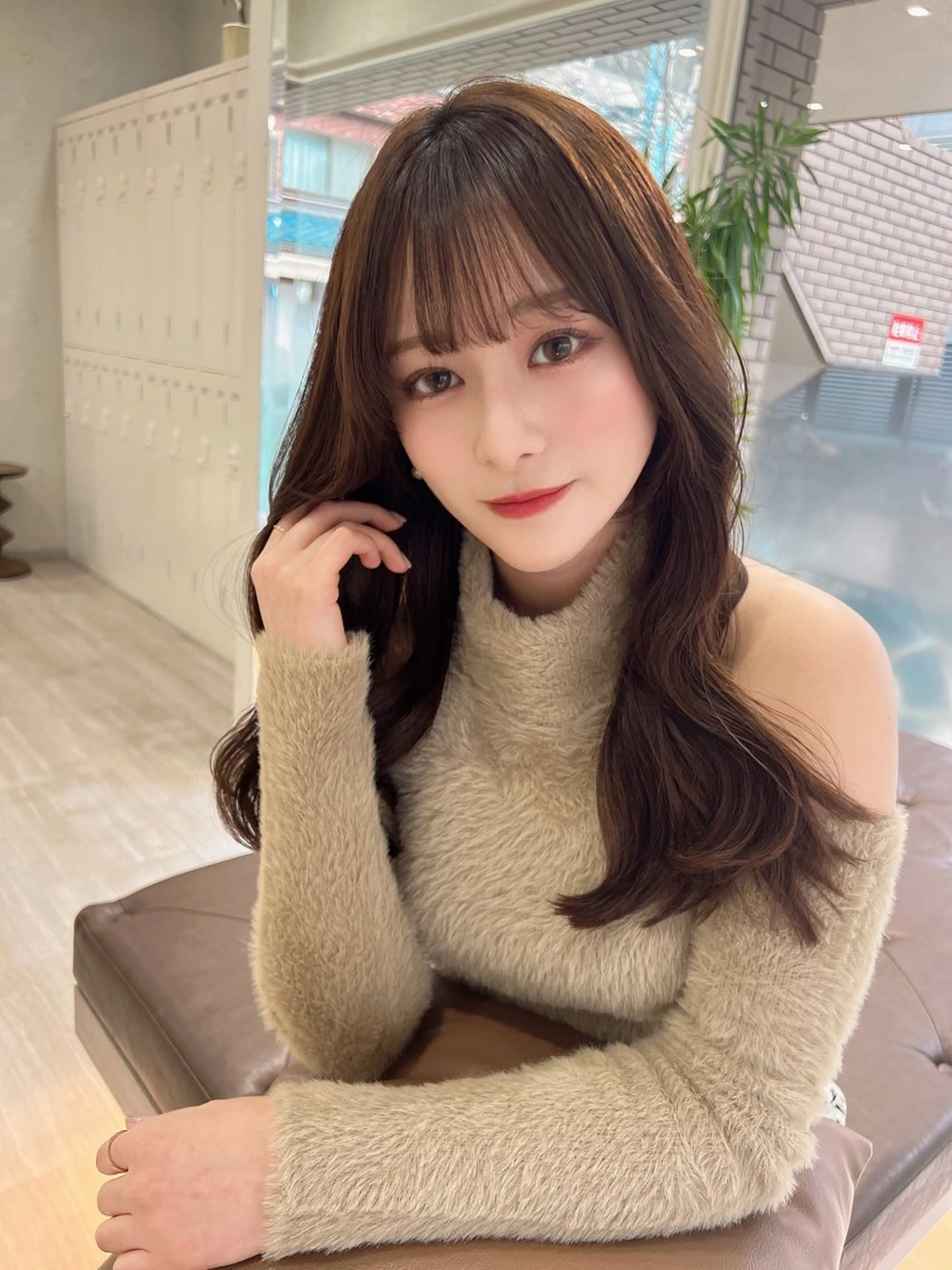 セミロング 高橋 かのんのヘアスタイル