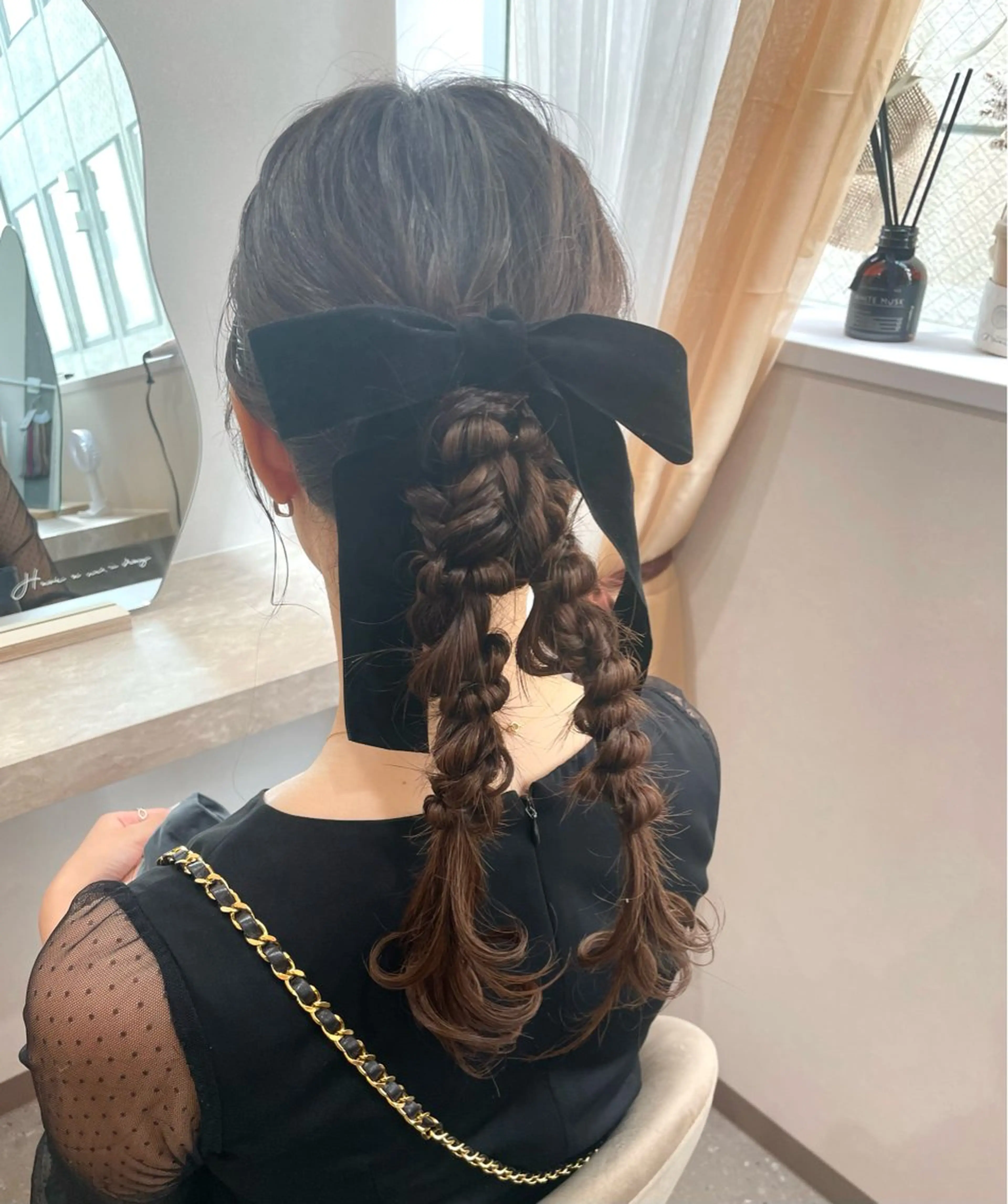 ロング ヘアアレンジ ヘアセット Mila chihiroのヘアスタイル