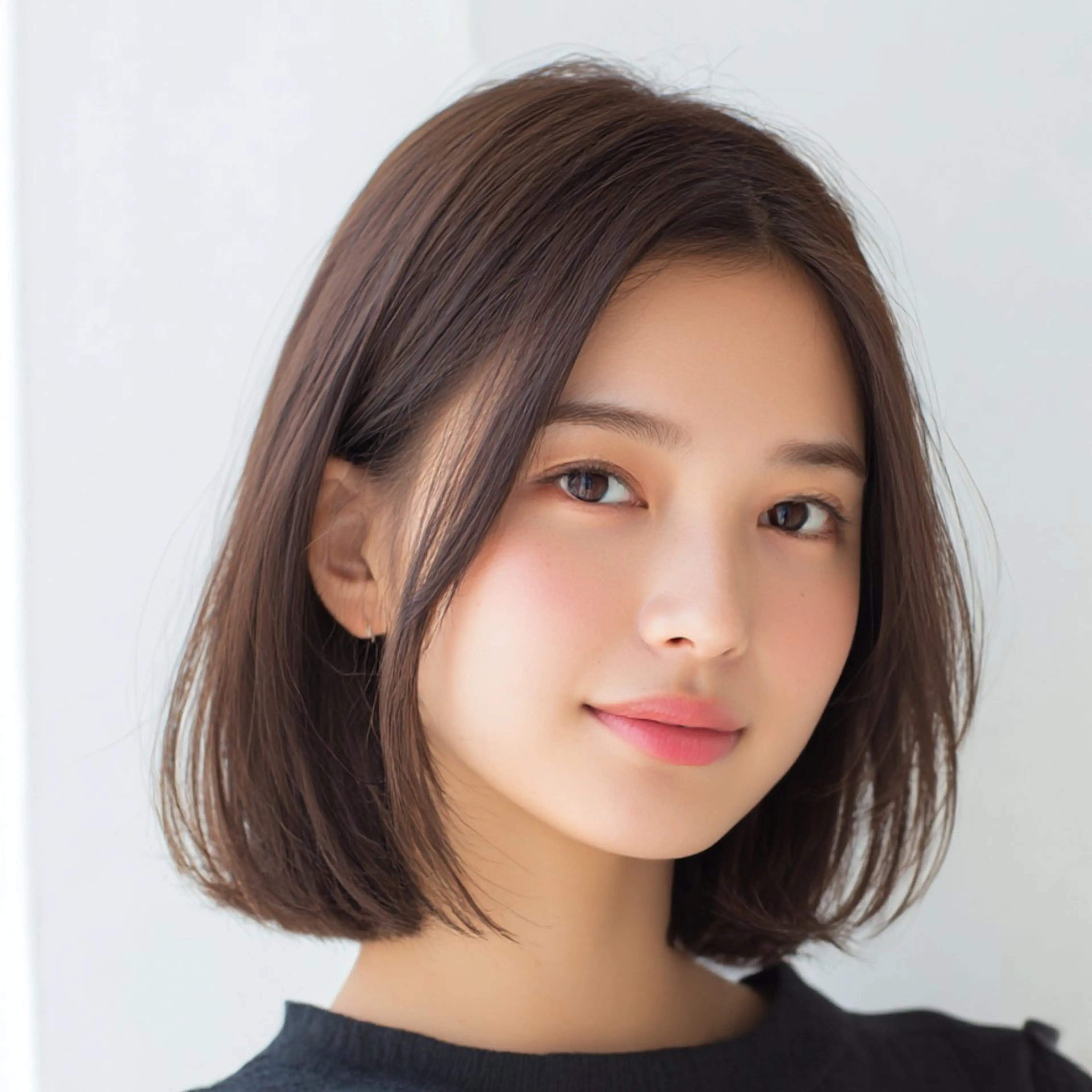 ミディアム 飯田 知将のヘアスタイル