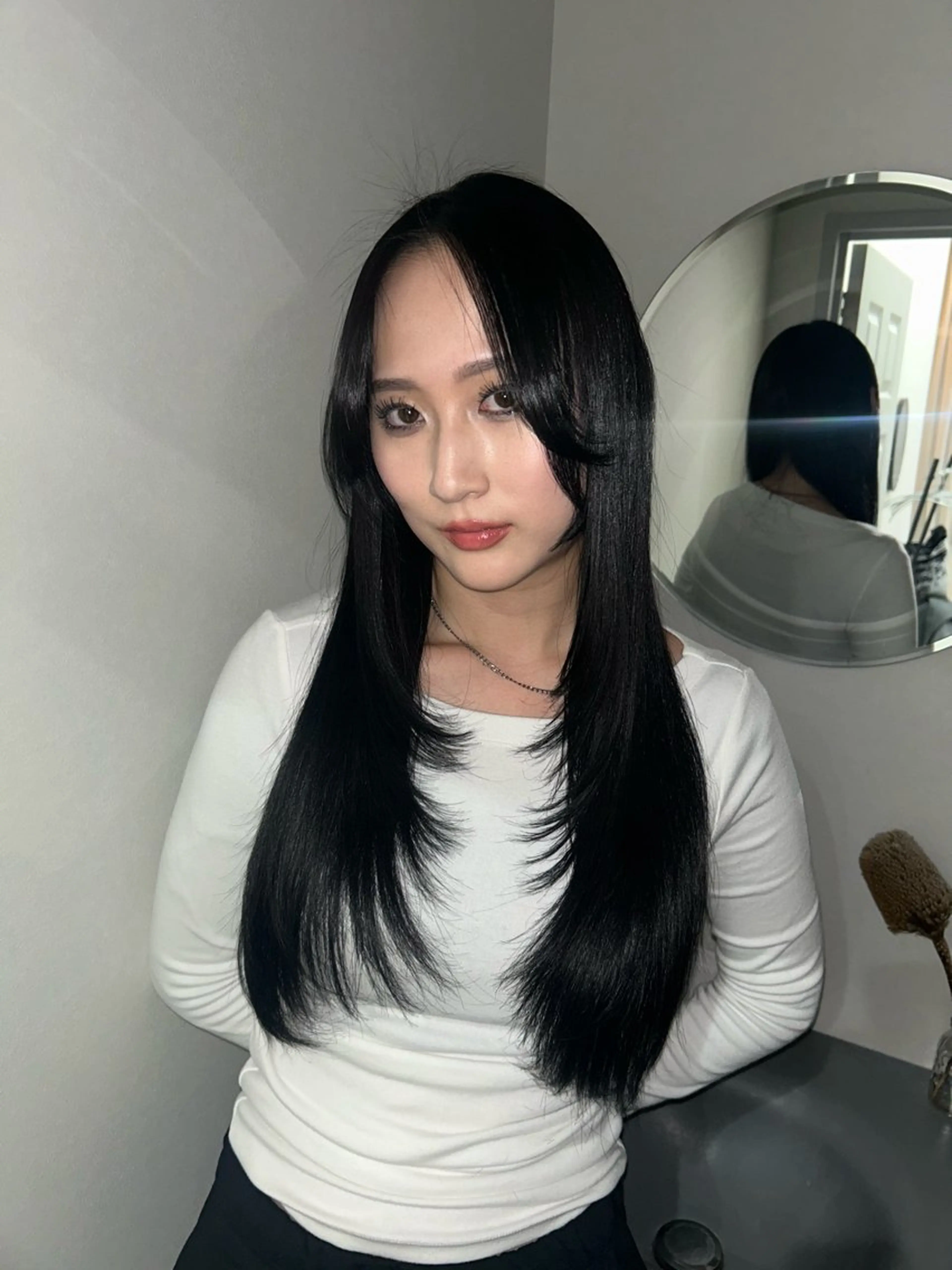 ロング カラー レイヤーカット ジャスミン 🧿のヘアスタイル