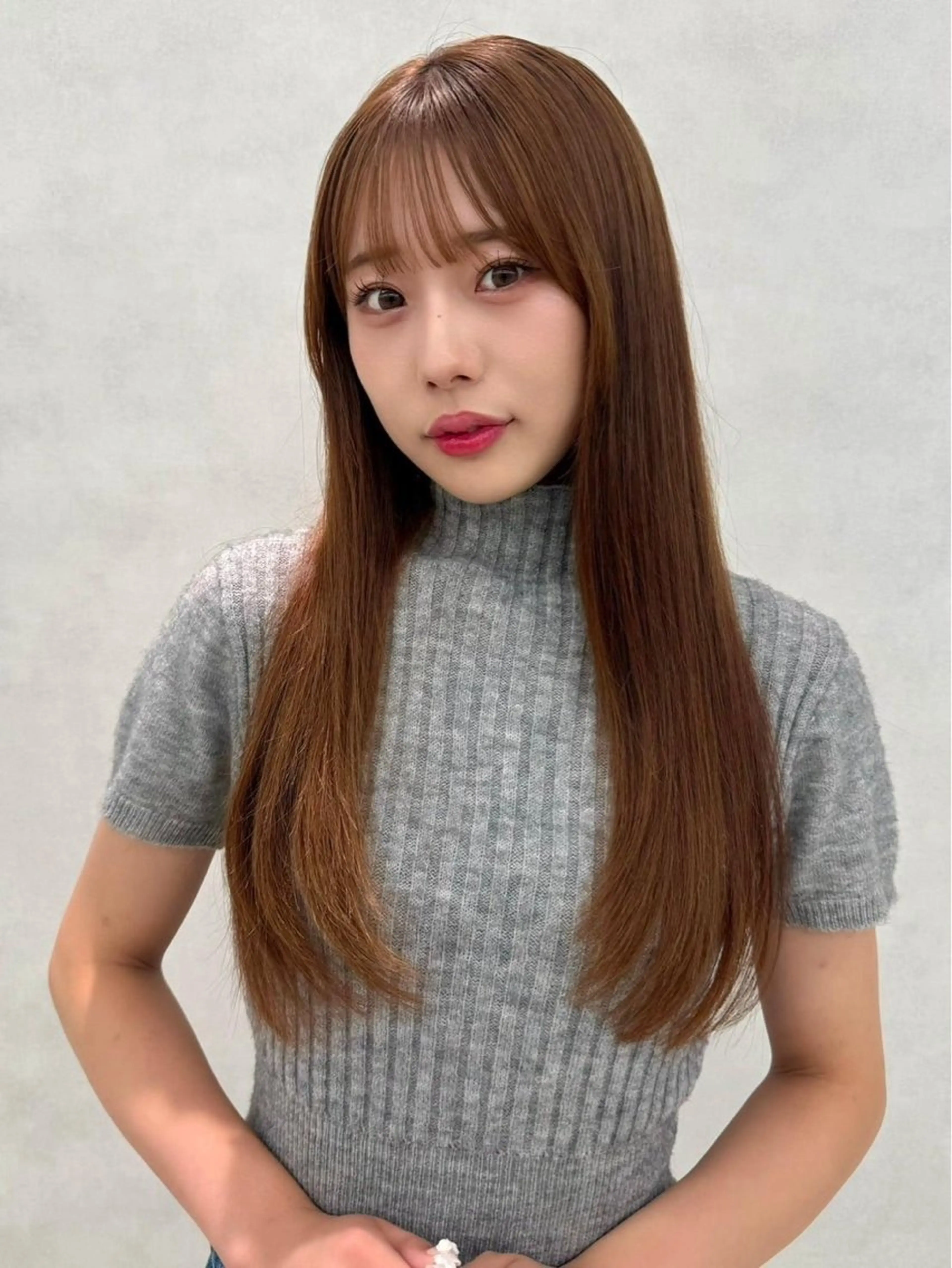 ロング カラー パーマ ヘアアレンジ カット ヘアカラー ✨韓国レイヤー/ 髪質改善✨　冨永剛のヘアスタイル