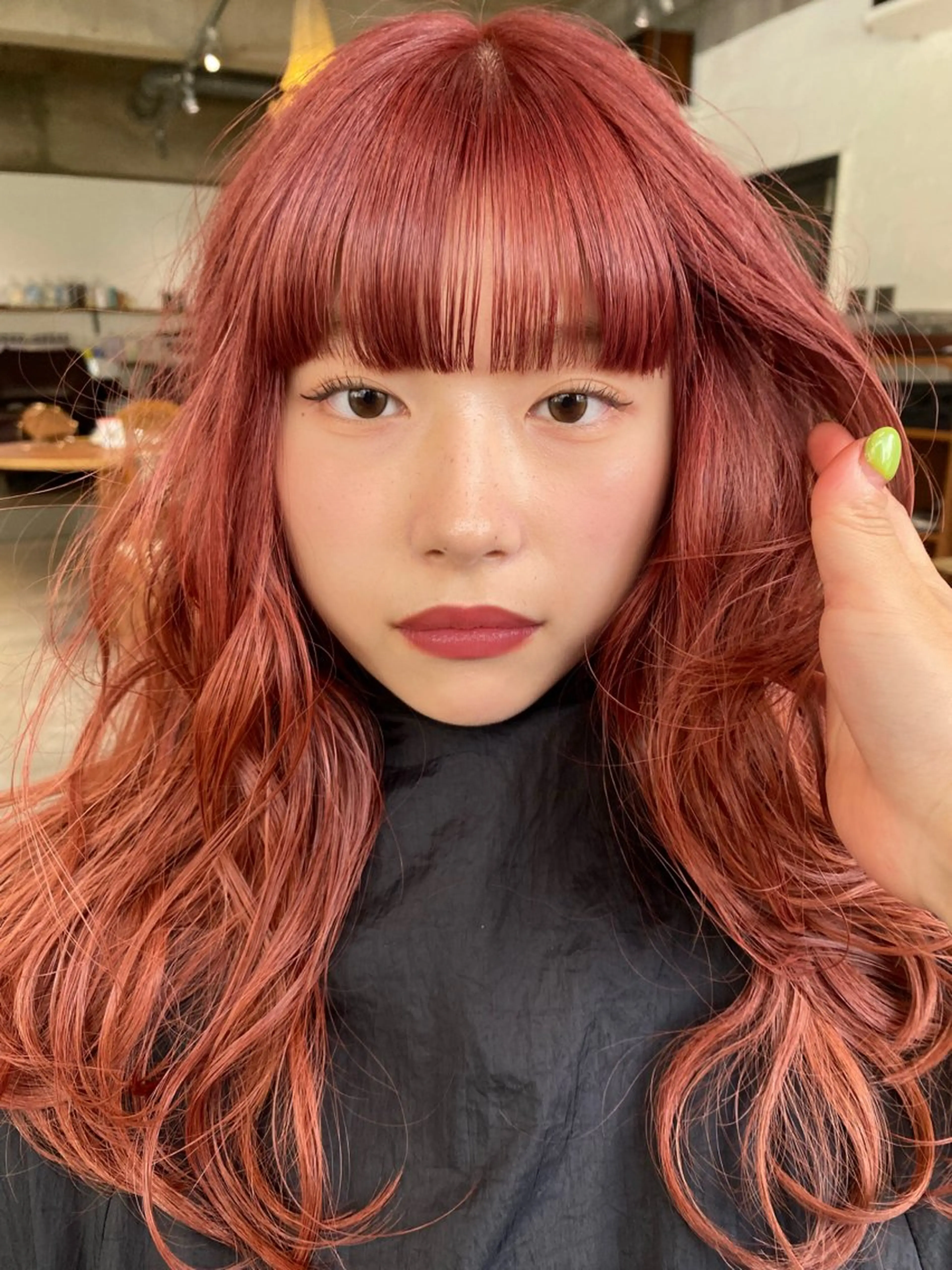 ロング カット ヘアカラー トリートメント PARK　枝元 みうのヘアスタイル