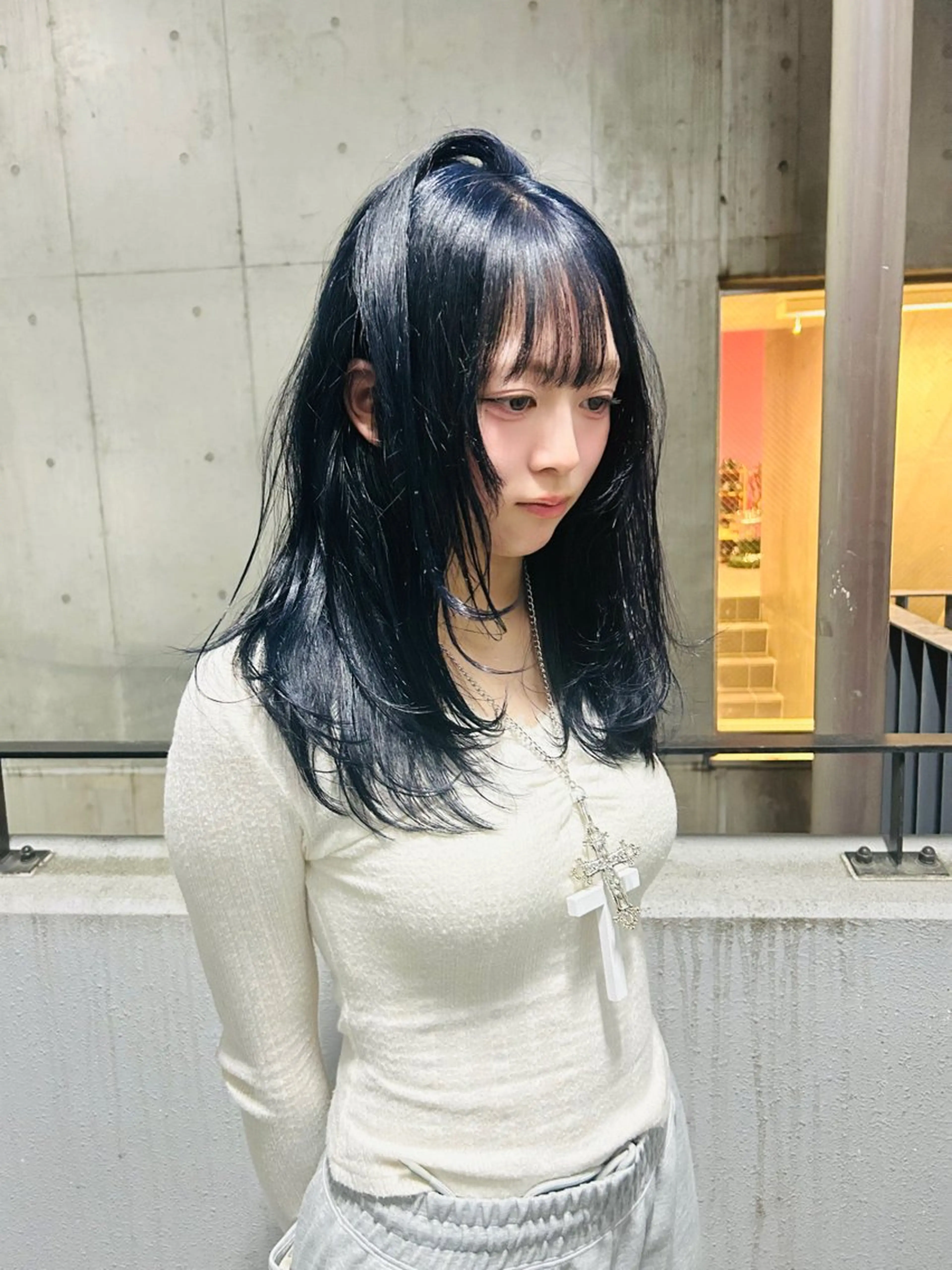 ロング カラー ヘアカラー エフェクトブリーチ／ レイヤーカット／翔のヘアスタイル