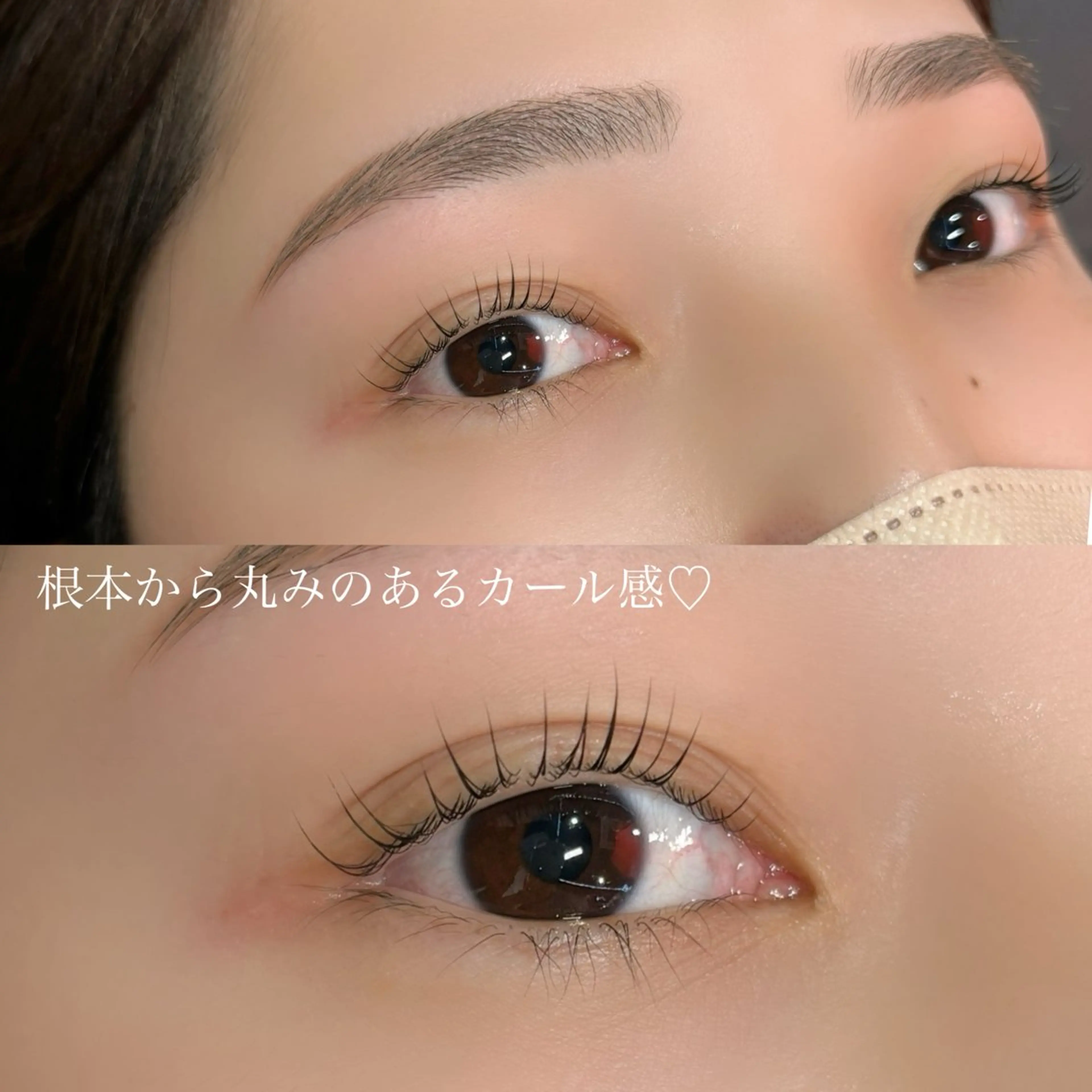 マツエク・マツパ ナチュラル パリジェンヌラッシュリフト マツパ CLALA μx IZUMIのマツエク・マツパデザイン