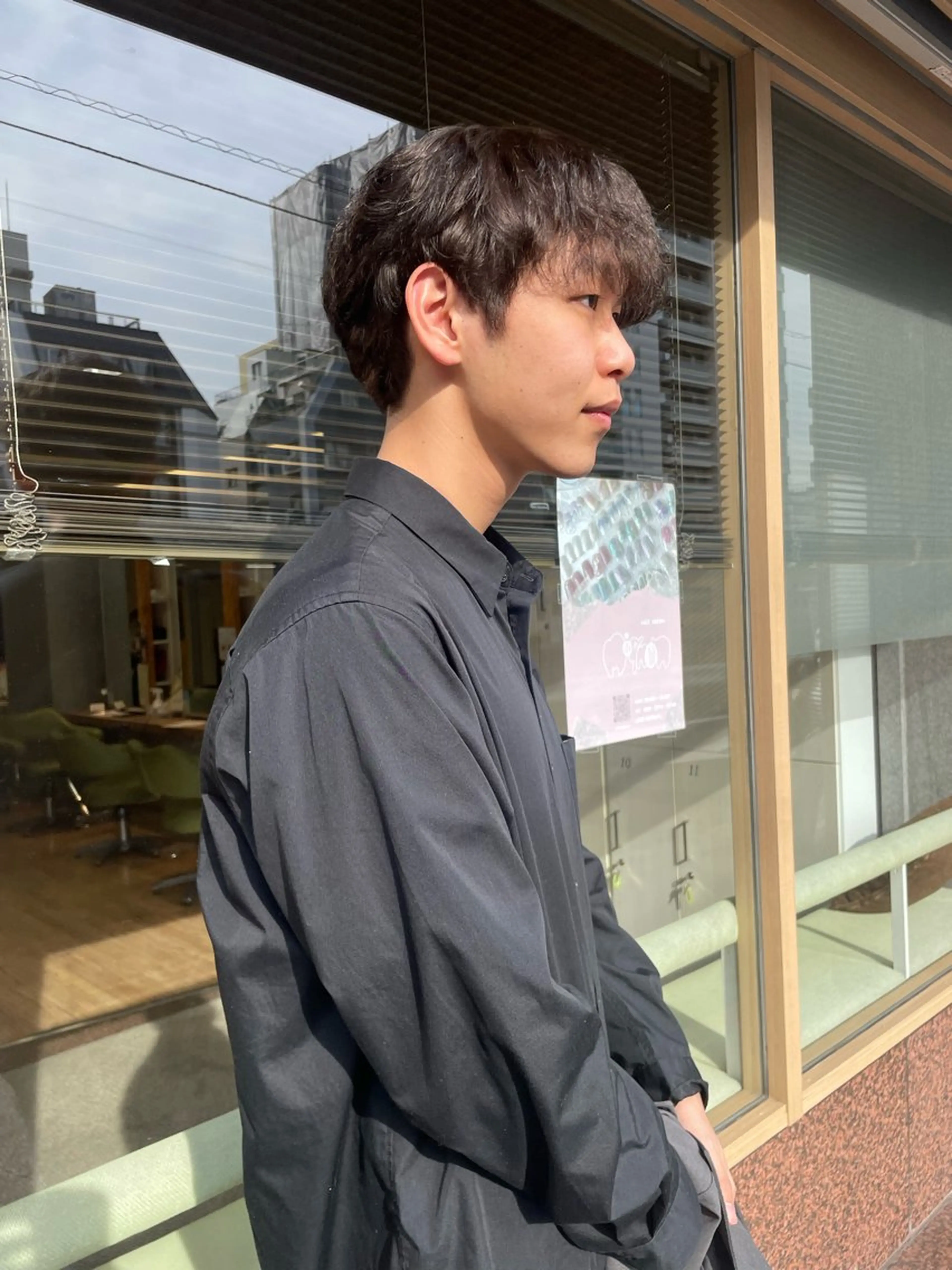 ショート カラー メンズ メンズブリーチ ブリーチ ブラウンカラー 髪質改善/Bloss om🌷高橋沙衣のヘアスタイル