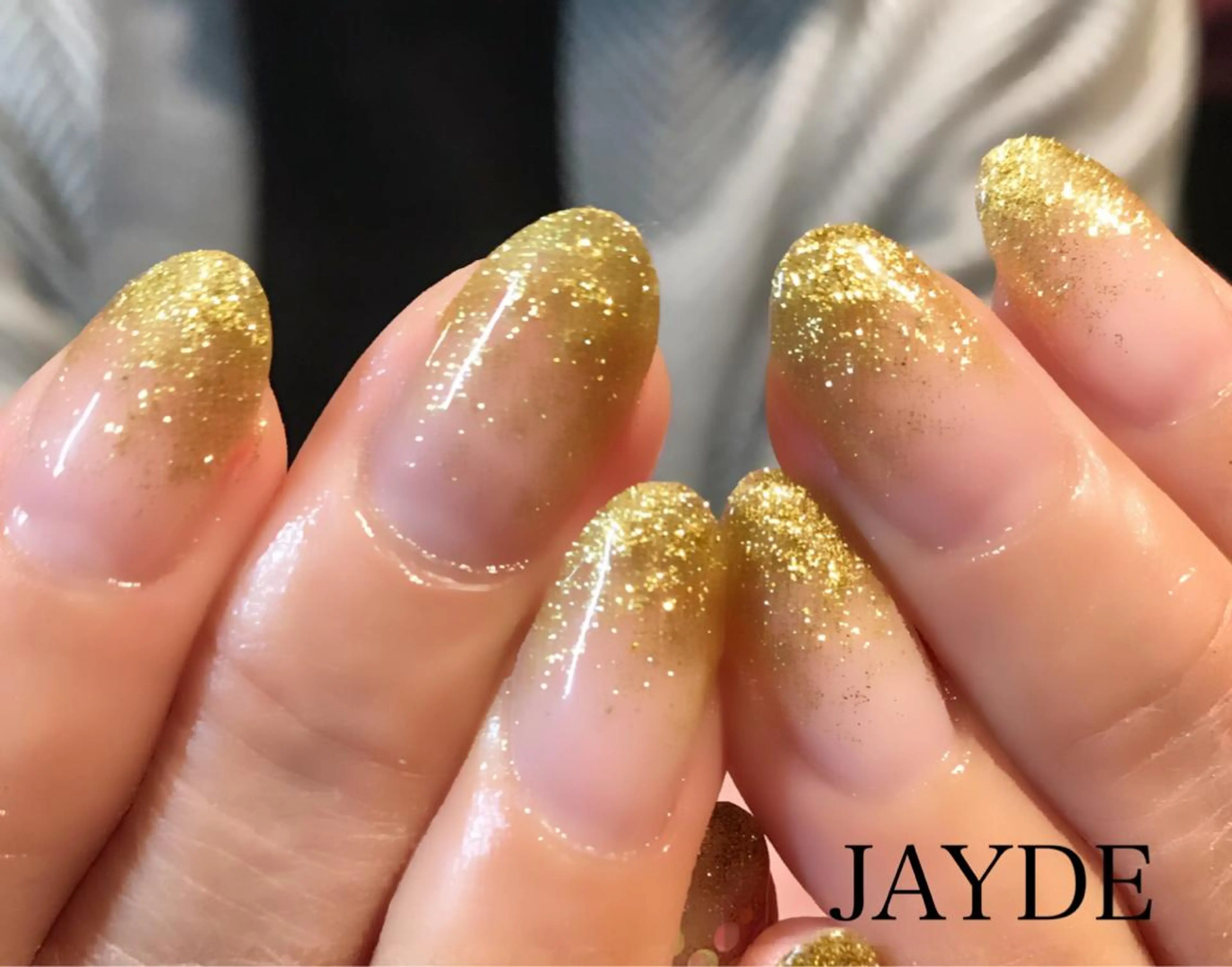 ネイル グラデーション ラメ(グリッター) ラメグラデーション JAYDE ジェイドのマツエク・マツパデザイン