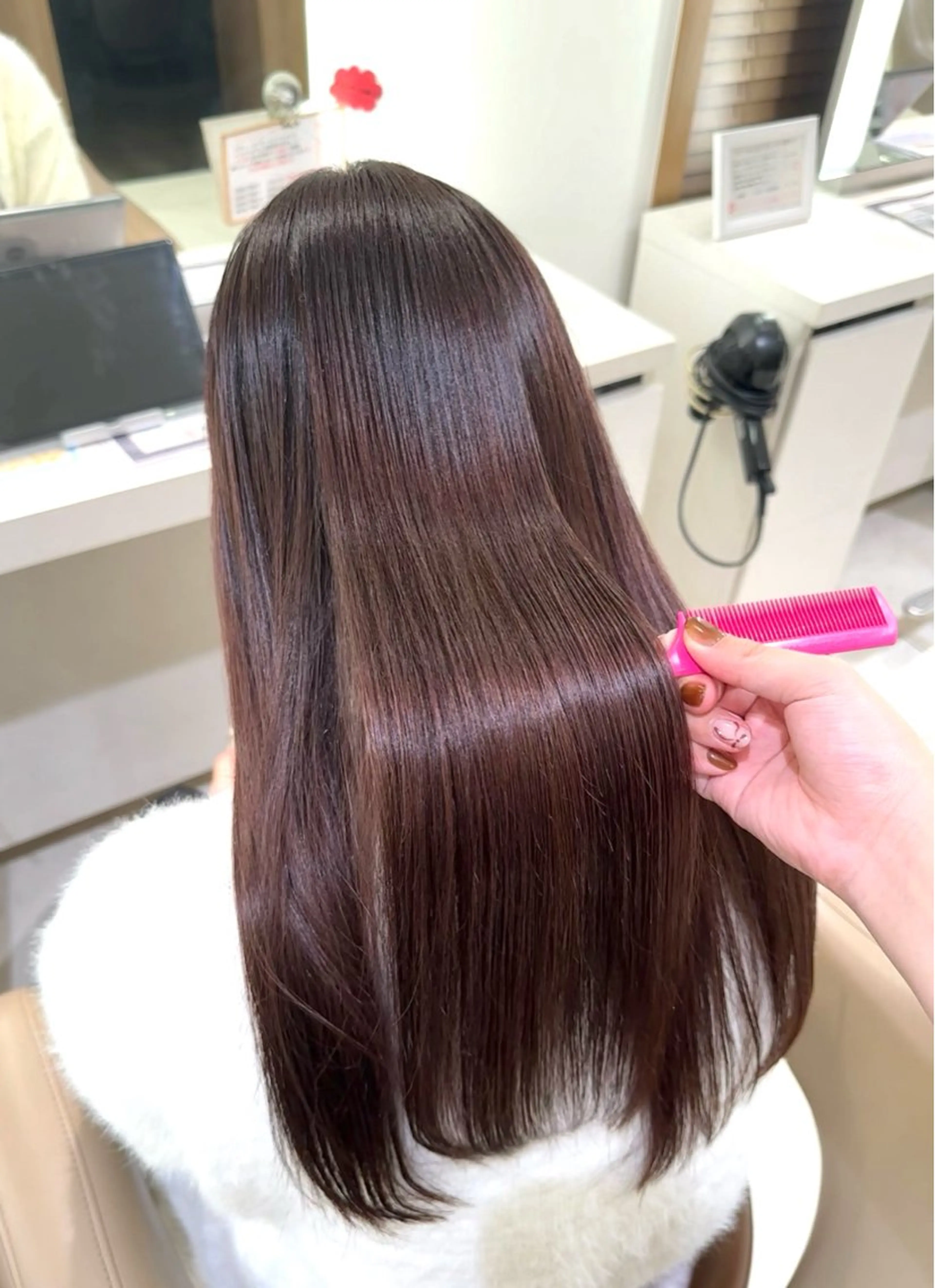 ロング カラー 透明感カラー ヘアカラー 北島亜弥/髪質改善 /カラーのヘアスタイル