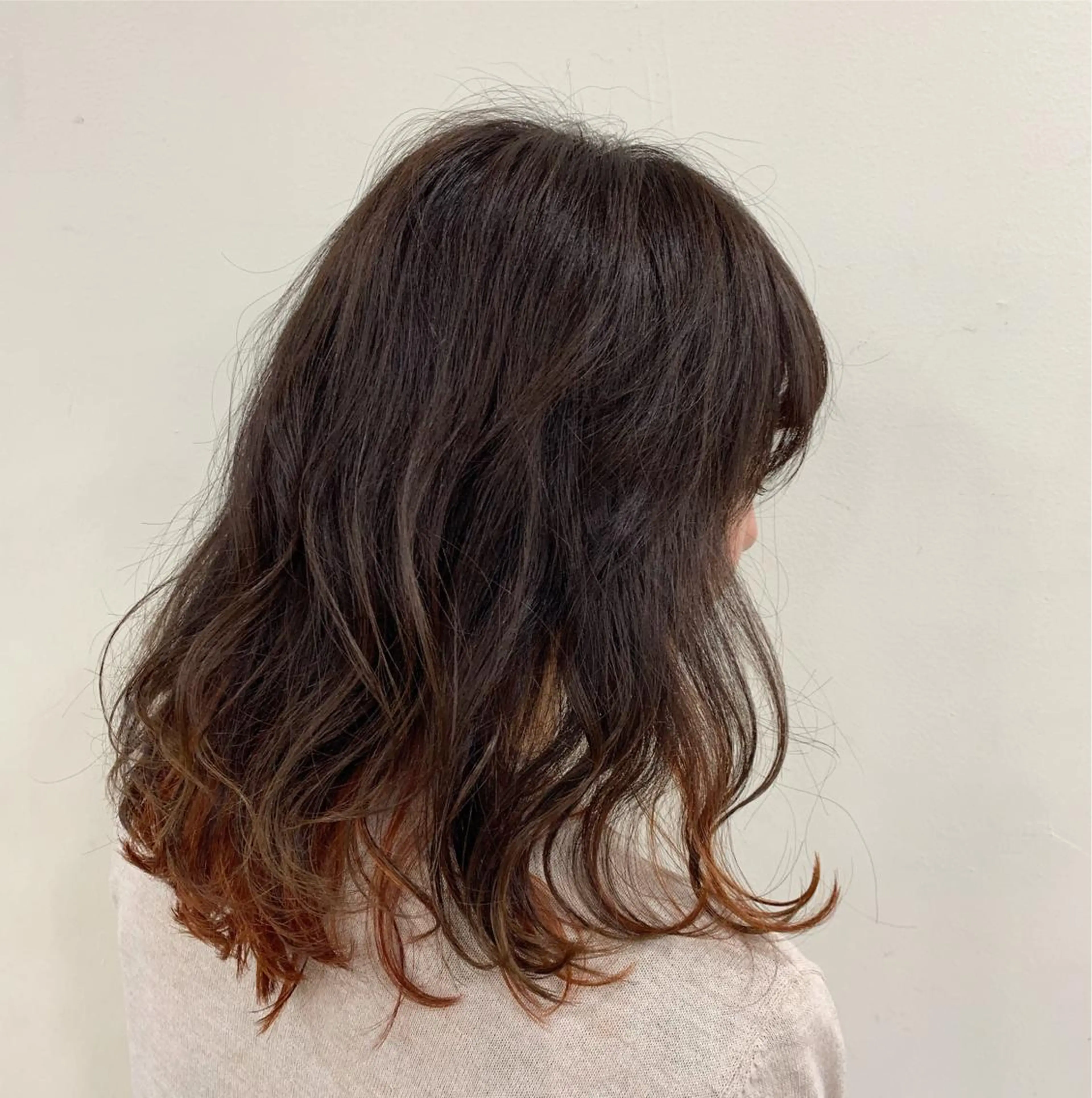 ミディアム カラー ヘアカラー 🌛ダブルカラー 🌜SAYAKAのヘアスタイル