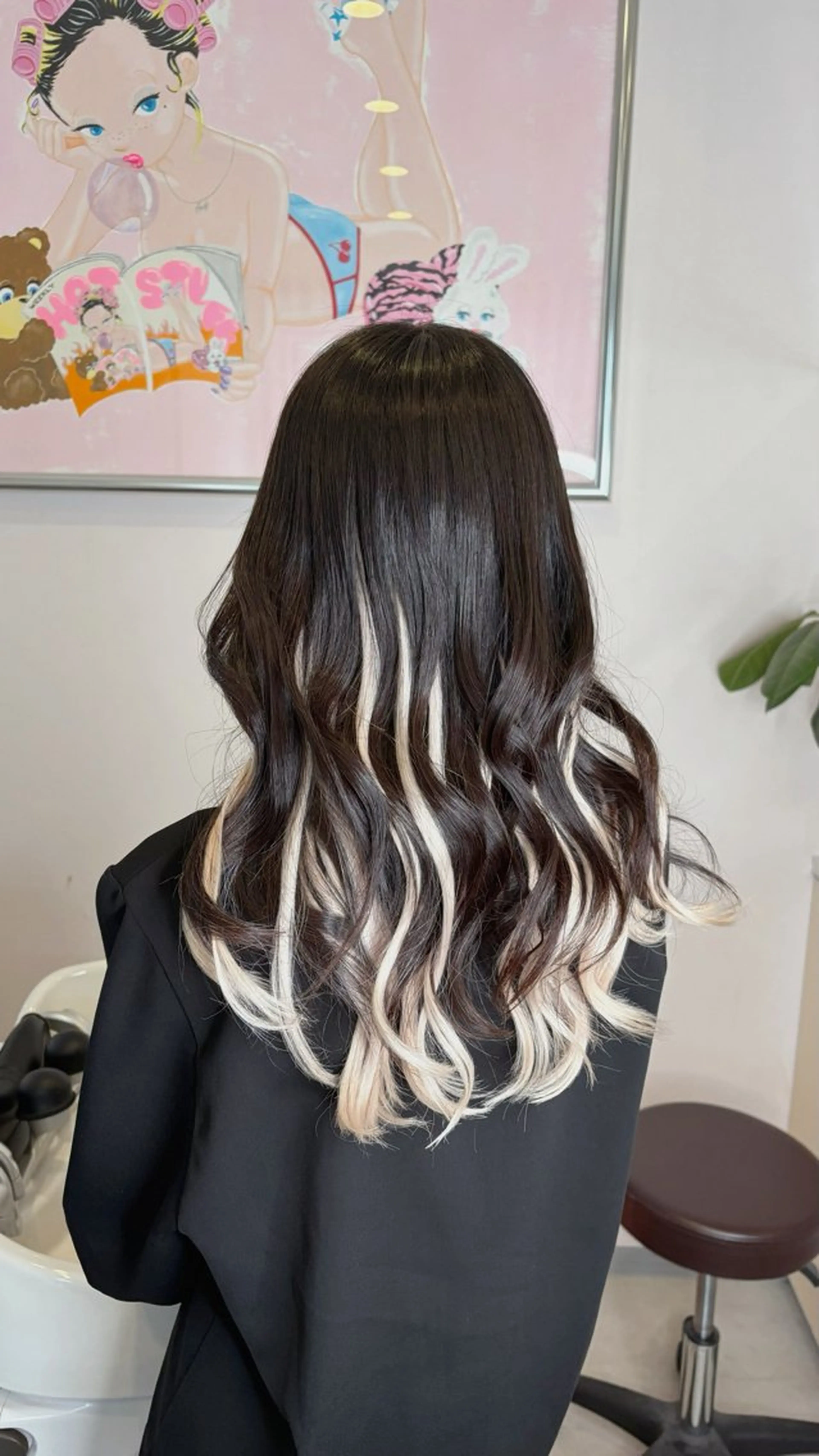 ロング エクステ ハイライト エクステ MEZoN【メゾン】所属・MEZoN / marinのヘアスタイル