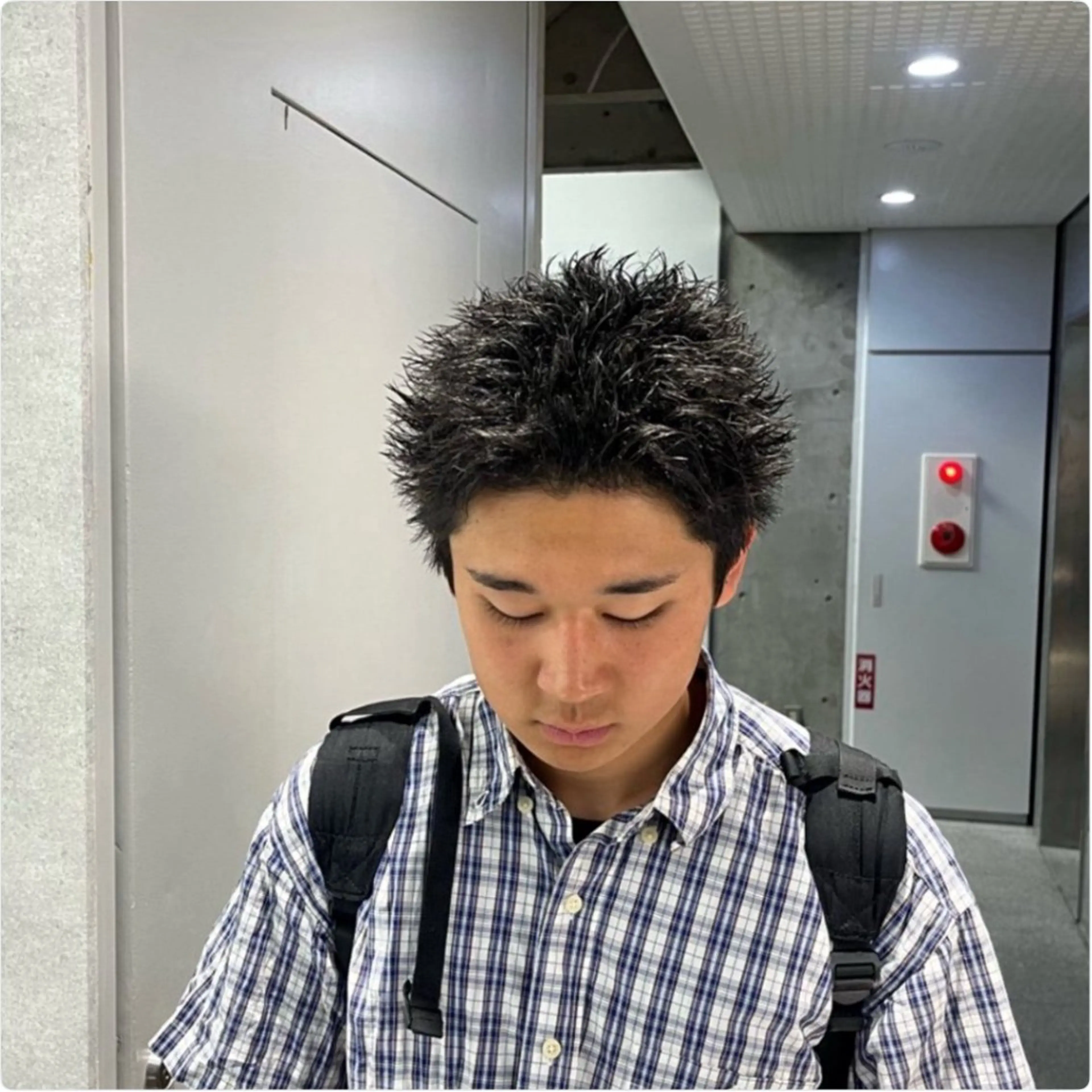 ショート カラー パーマ メンズ スパイキーショート ショートヘア カット パーマ 🔥スパイキー 特化🔥菊水皐暉🔥のヘアスタイル