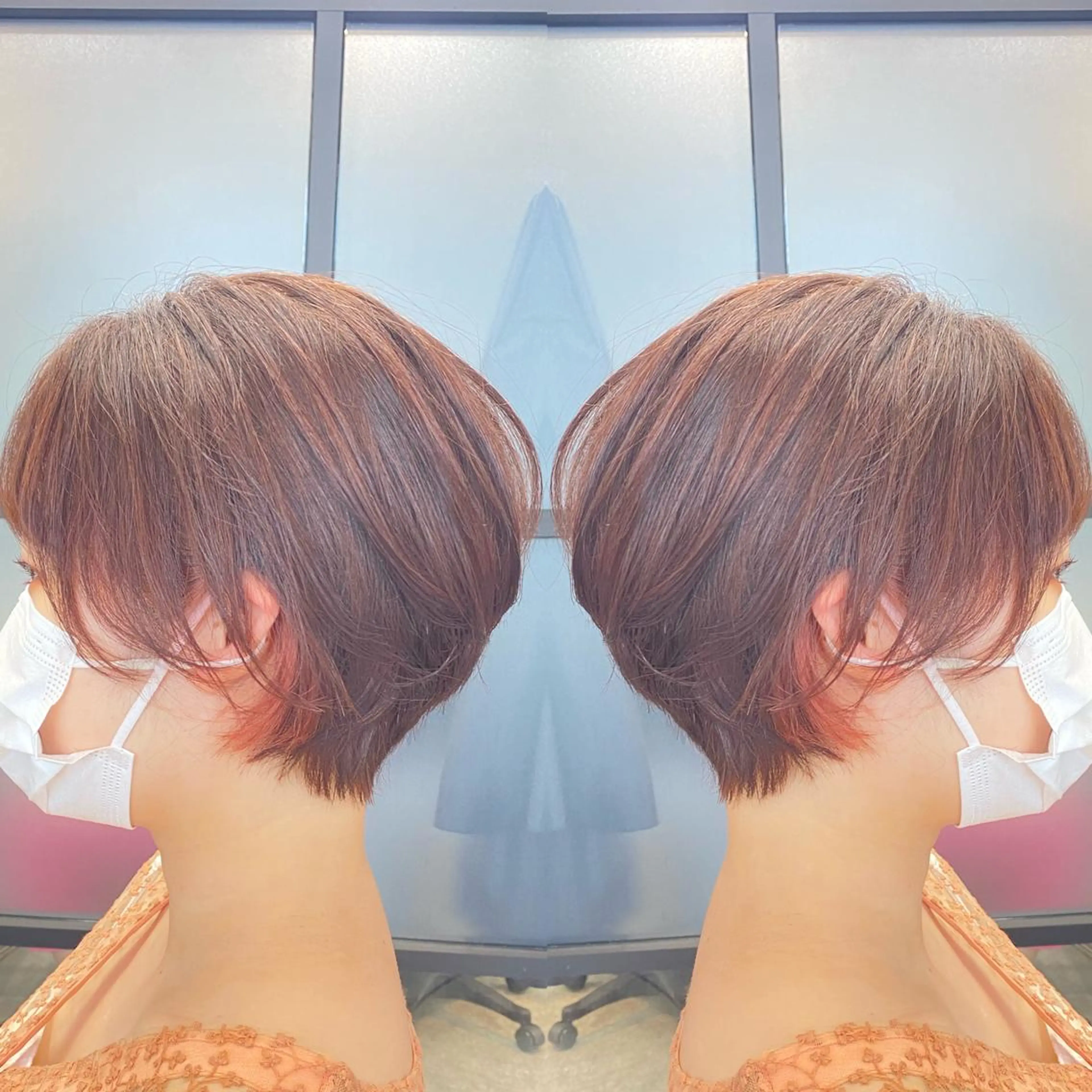 ショート くびれヘア ショートヘア カット 艶カラー吉祥寺🌸 KAZUEのヘアスタイル