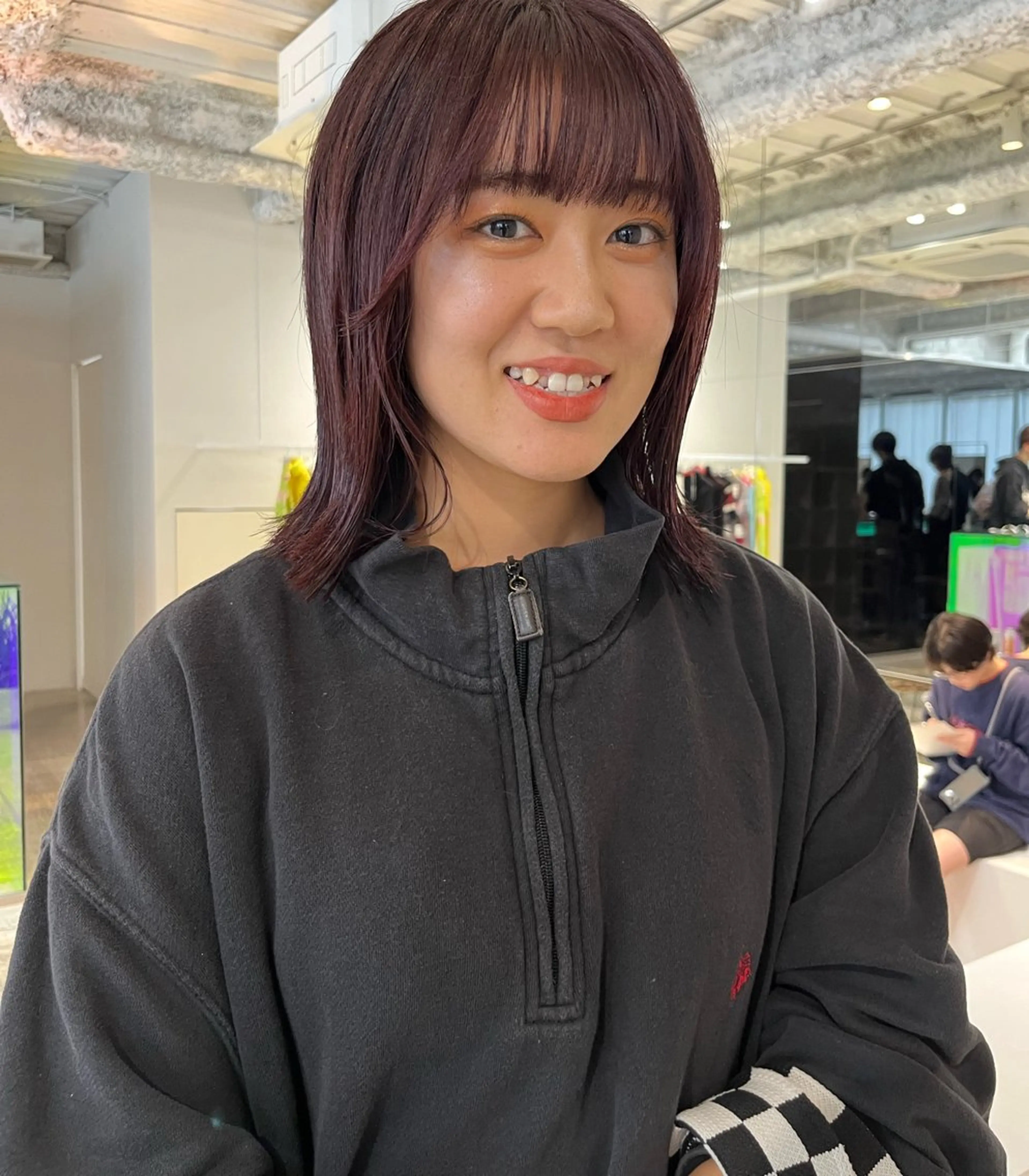 ミディアム カラー ANY／ Nanaのヘアスタイル