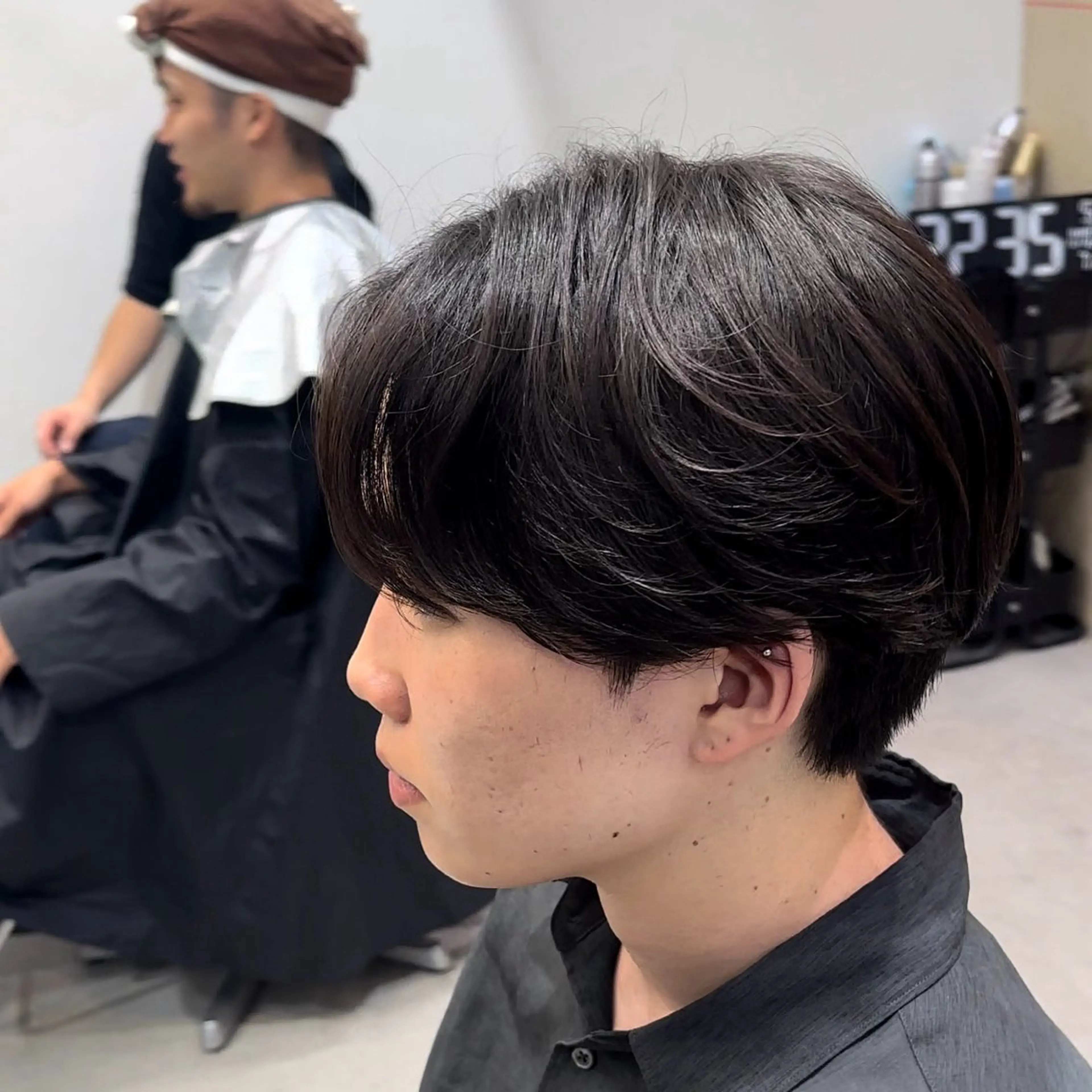 パーマ メンズ カット パーマ トリートメント 当日予約⭕️ fifth渋谷太田のヘアスタイル
