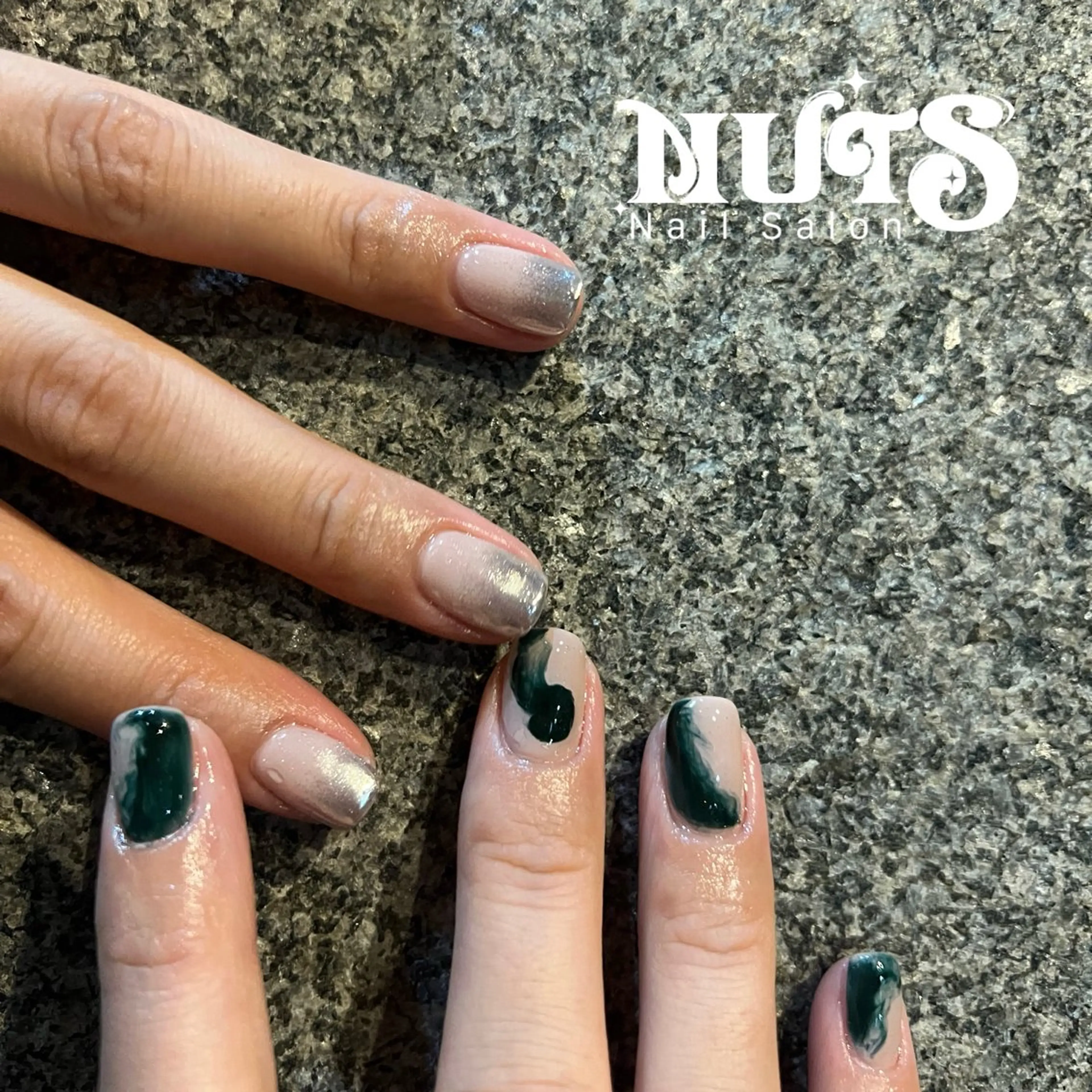 ネイル ジェルネイル ニュアンスネイル パラジェル ハンドネイル 個性派ニュアンス nuts nail所属・【池袋】nuts nail　なつみのネイルデザイン