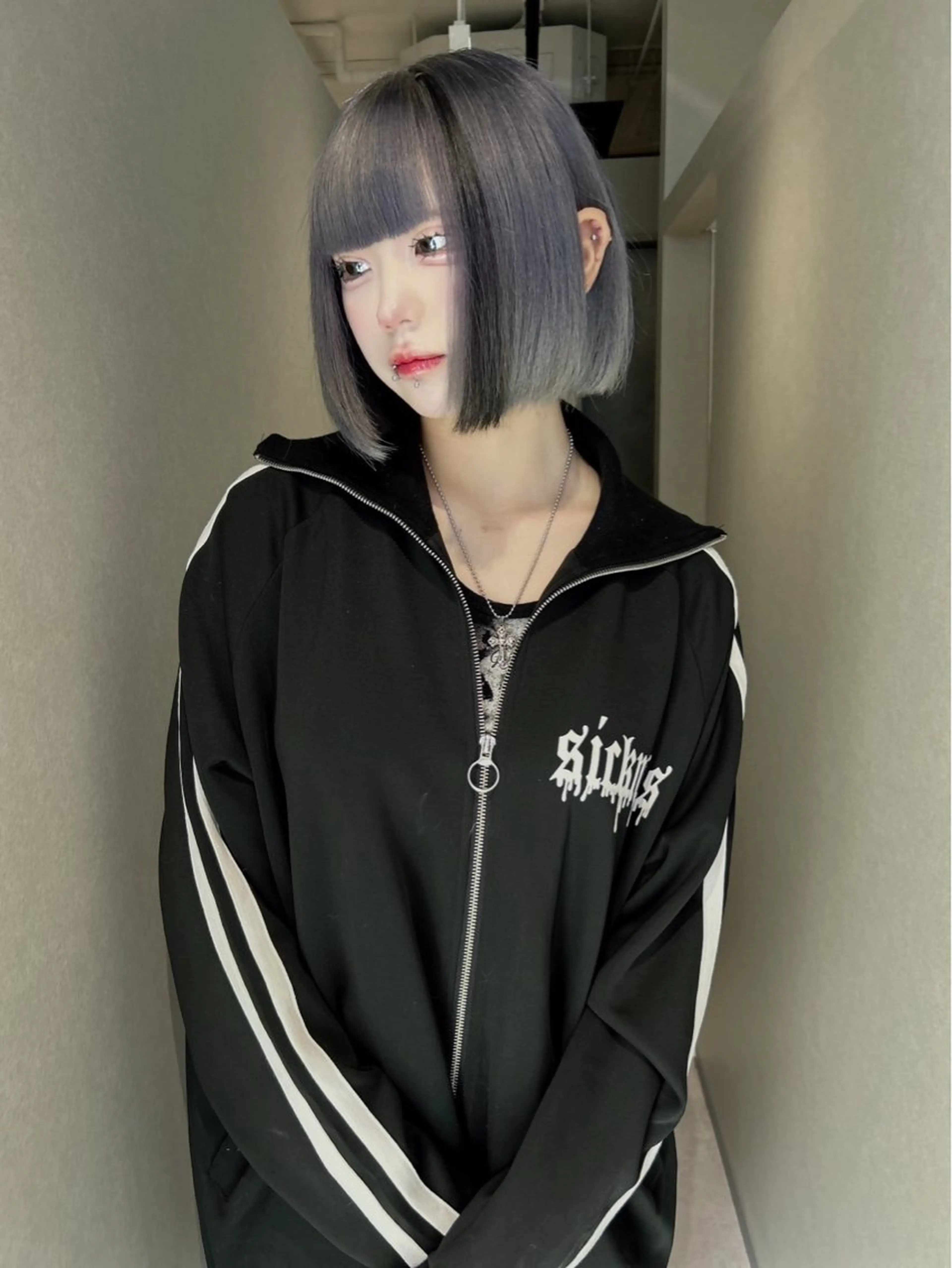 ショート ヘアカラー トリートメント ハイトーン/レイヤー /迫田龍明のヘアスタイル